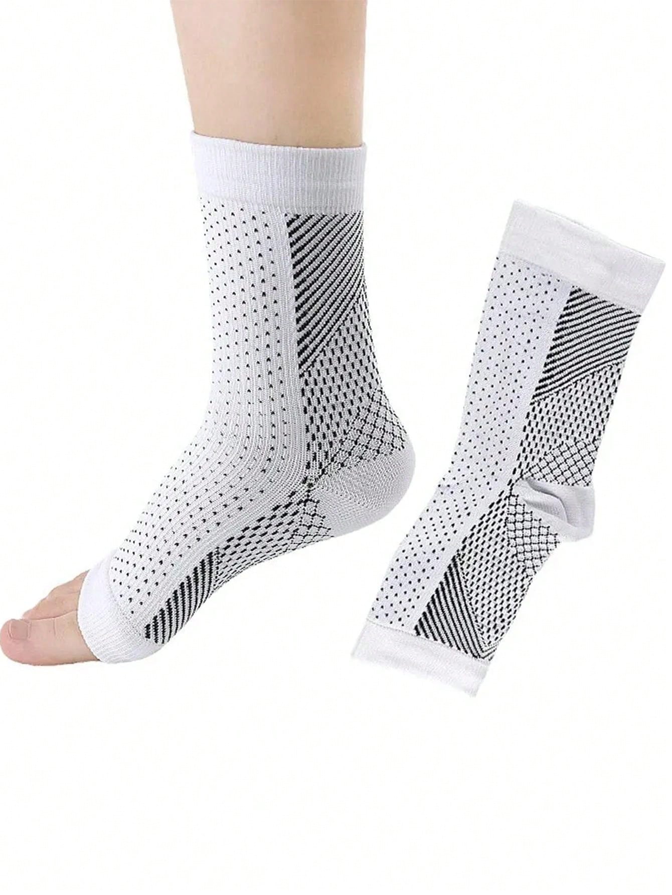 1 Pair Socks For Men, Soothe Compression Socks, Arch Support Breathable Lightweight Nano Nylon Socks, For Gym