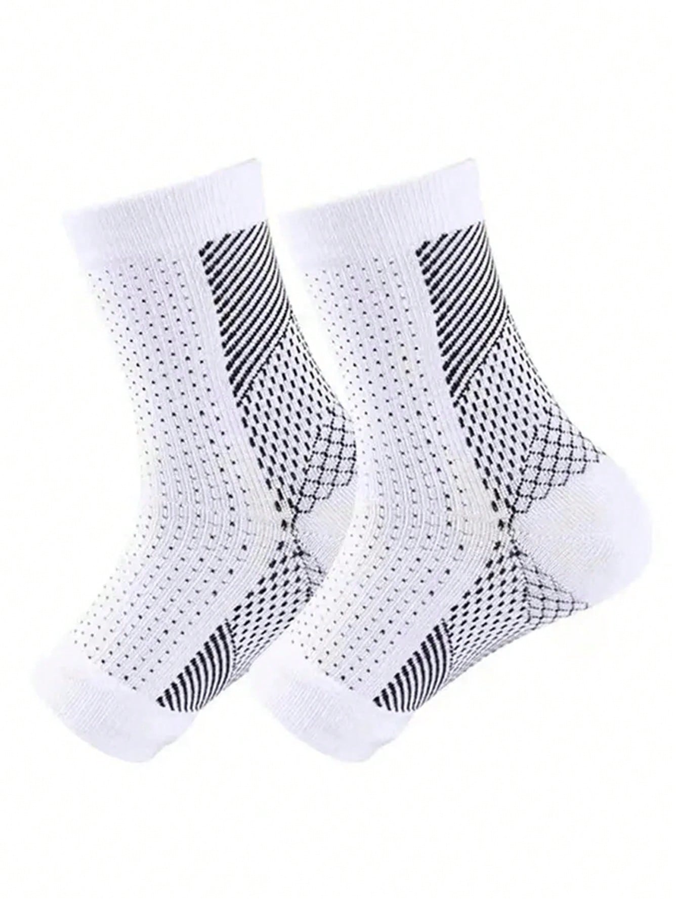 1 Pair Socks For Men, Soothe Compression Socks, Arch Support Breathable Lightweight Nano Nylon Socks, For Gym