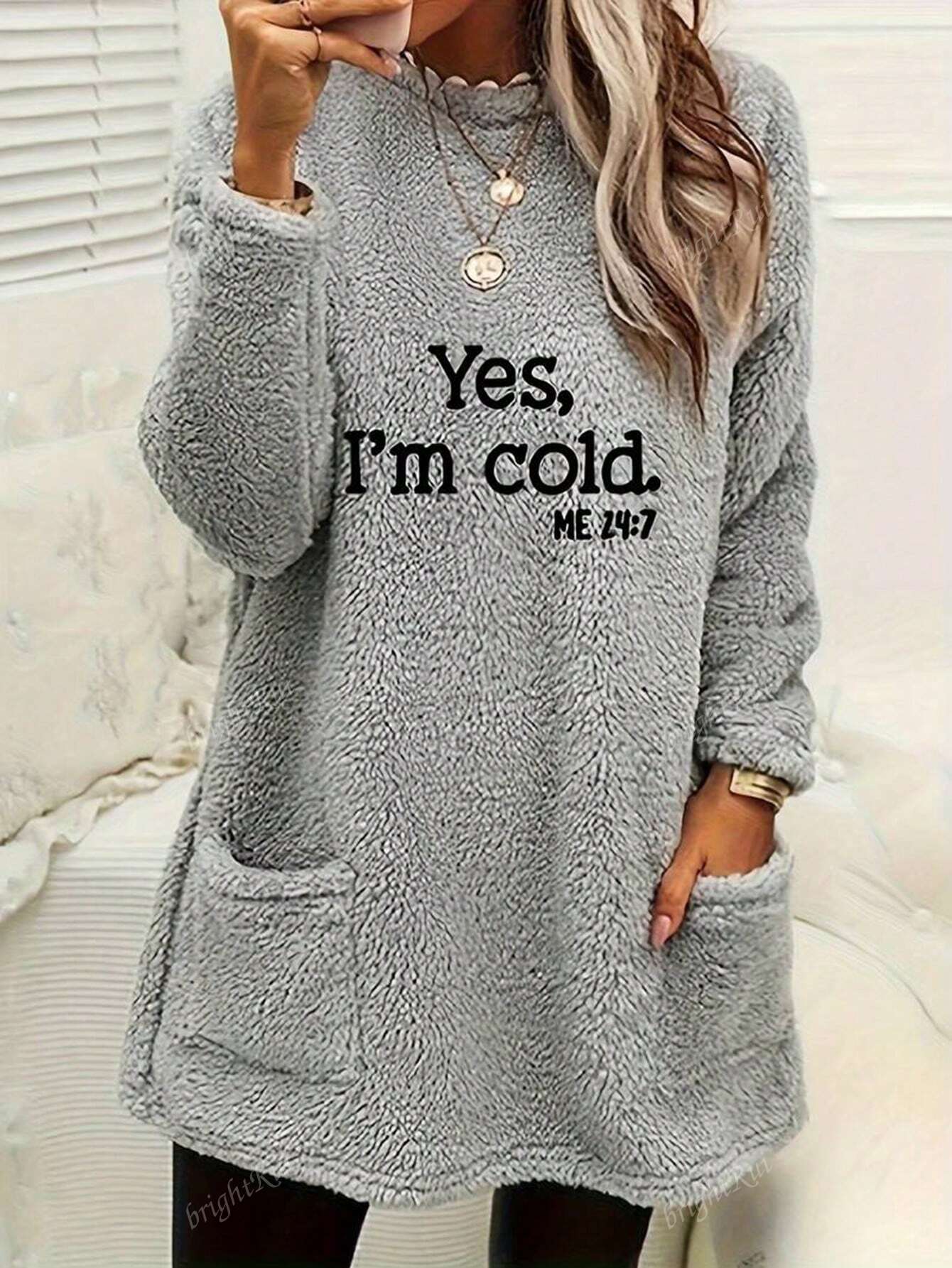 Comfortable Embroidered Hoodie - Soft, Casual, Long Sleeve Crew Neck With Pocket, Suitable For Autumn/Winter - Cozy Women's Clothing For Cold Weather