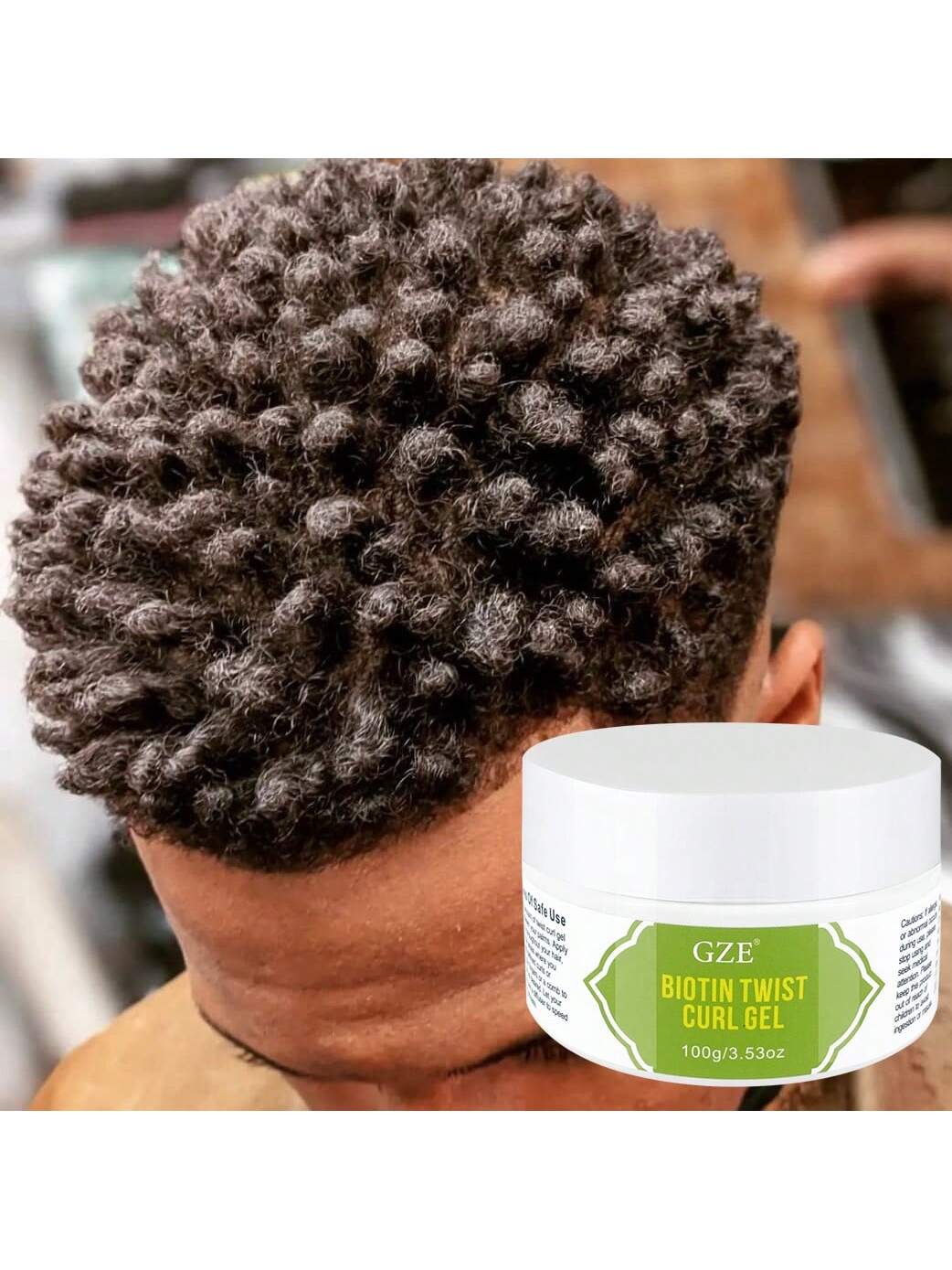 GZE Bition Twist Curl Gel - Flexible Hold, Perfect For Twists, Moisturizing