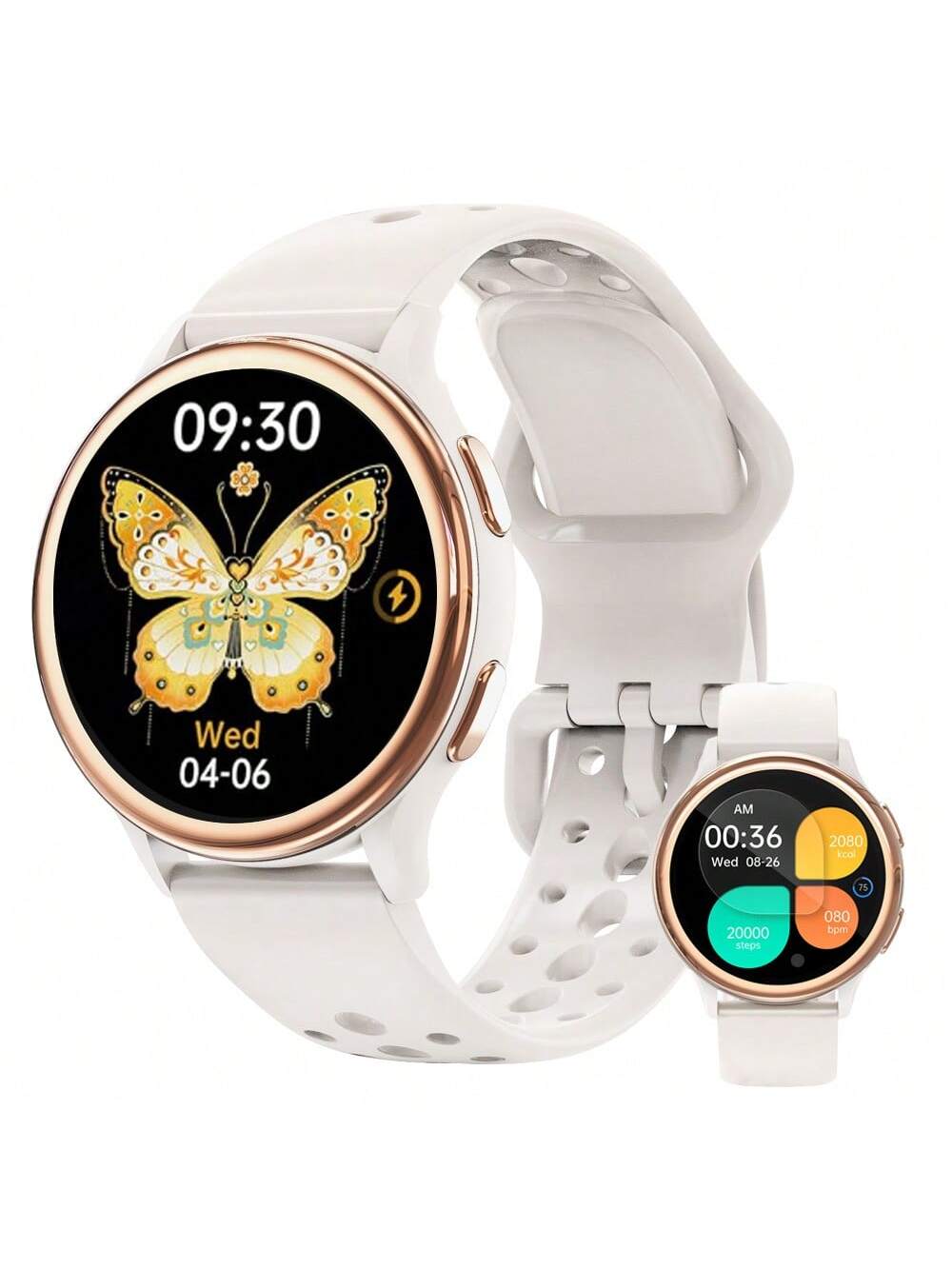 Little Meatball Smart Watches For Women [400 Watch Faces/Calls/Female Health], 1.27