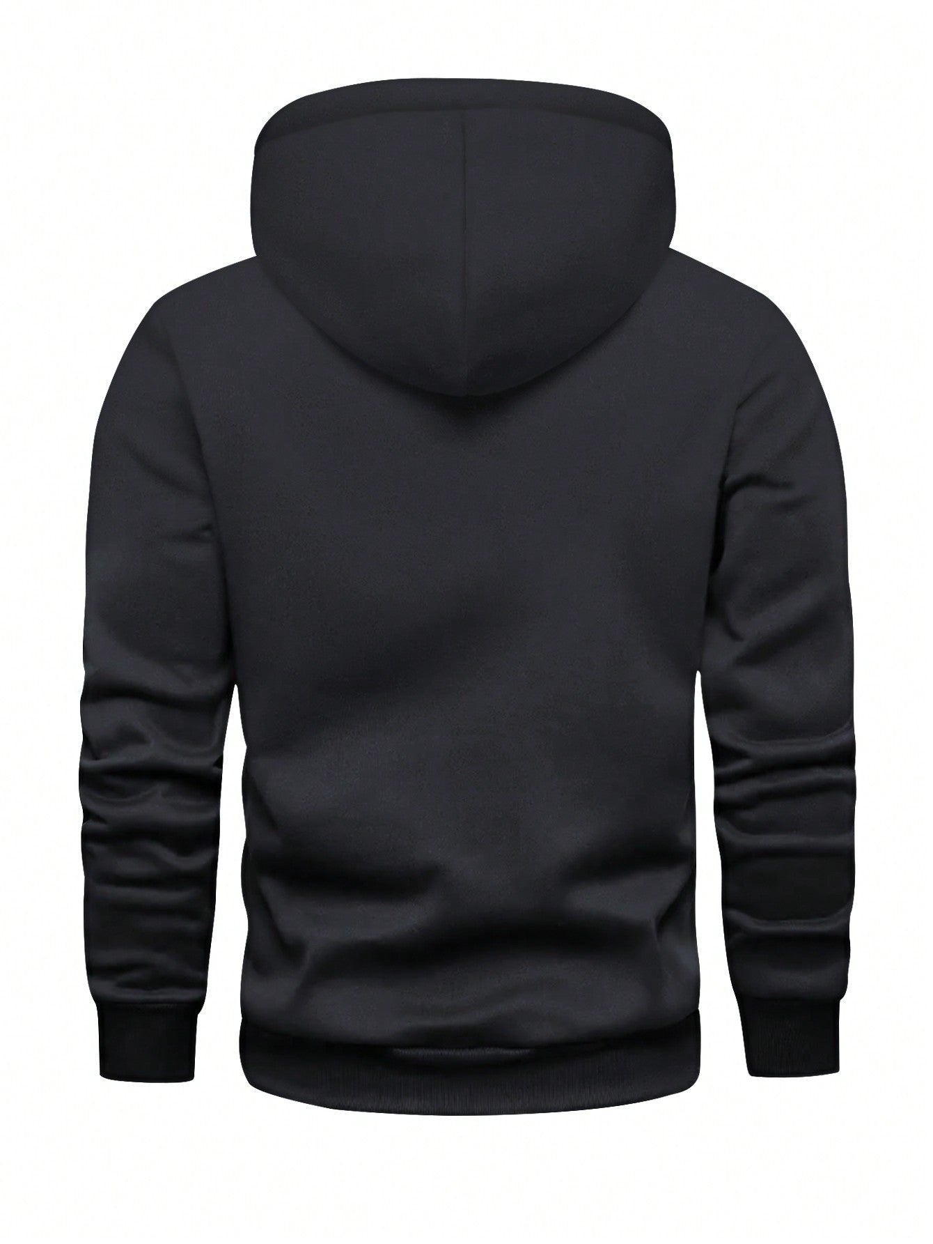 Men's Regular Fit Long Sleeve Hoodie With Pockets, Graphic Print, Casual Sportswear For Spring/Autumn