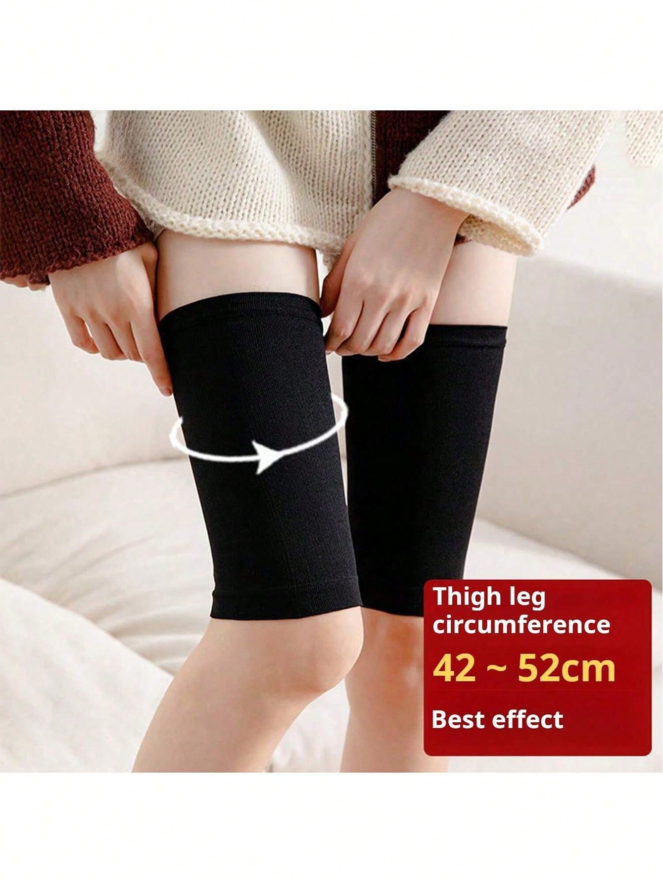 2pcs/Set Graduated Compression Socks, Anti-Varicose Knee-High Stockings With Non-Slip Leg Sleeve Design