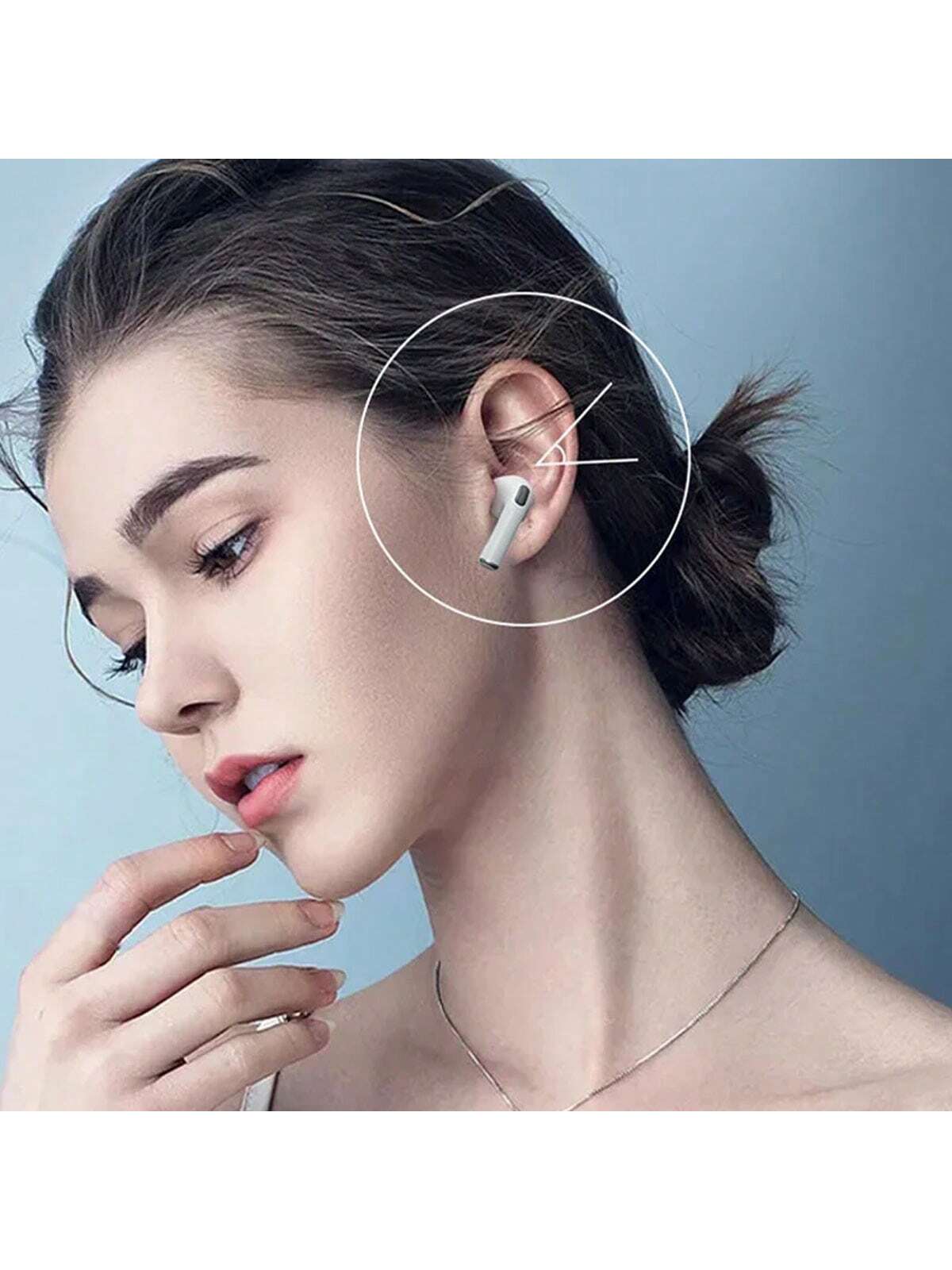 1pc Wireless Bluetooth Earphones, High-Quality HiFi Stereo, High-Fidelity In-Ear Bluetooth Headphones Compatible With IPhone, Devices