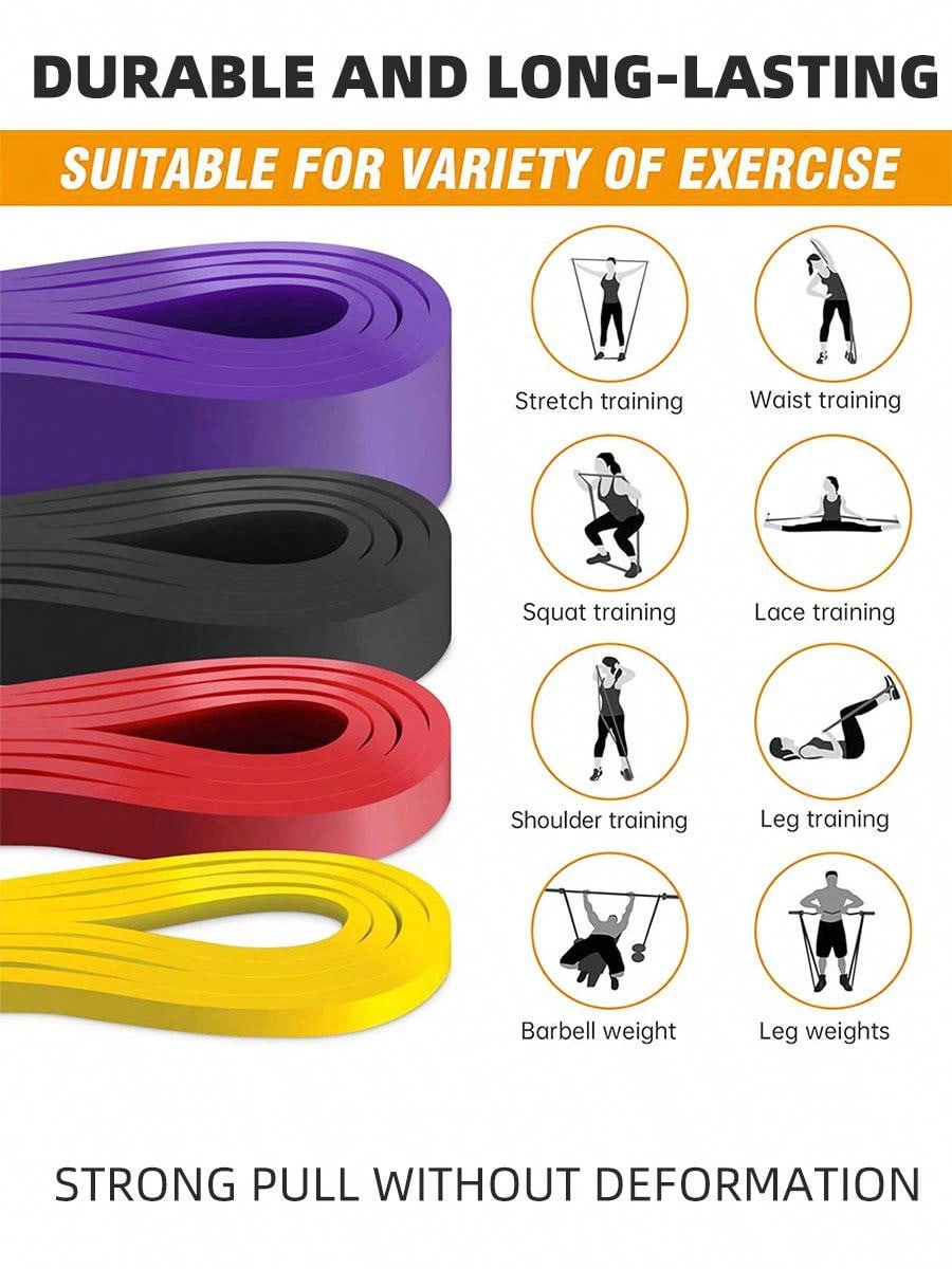 1pc Resistance Bands, Exercise Bands Pull Up Assist Bands - Workout Bands Set - Mobility Band Powerlifting Bands For Men And Women Fitness Training,Home Workouts