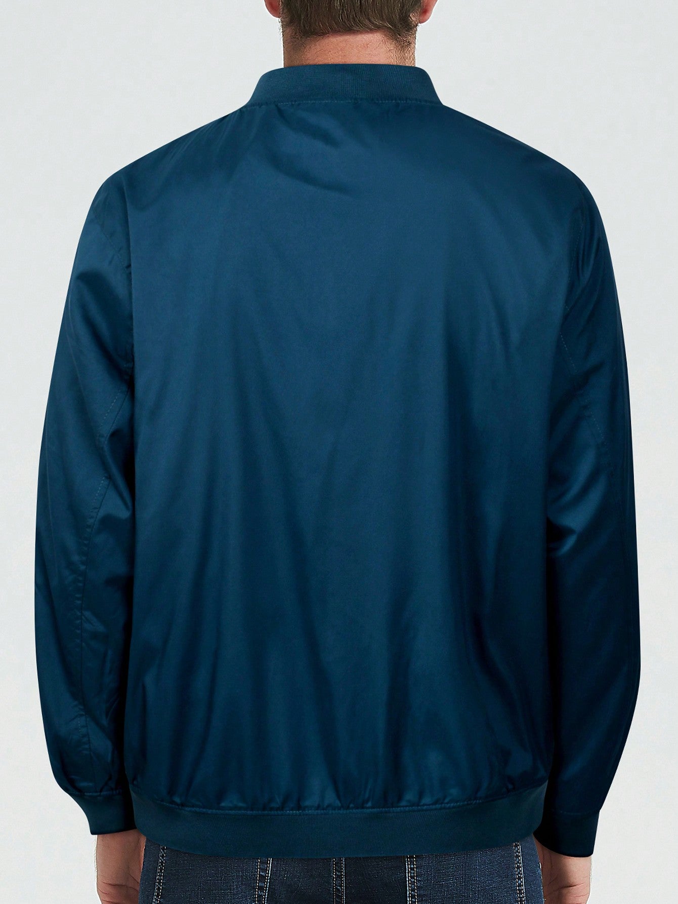 Men's Lightweight Windproof Rain Jacket, Outdoor Baseball Jacket Men's Golf Jacket Simple Soft Shell Men's Jacket