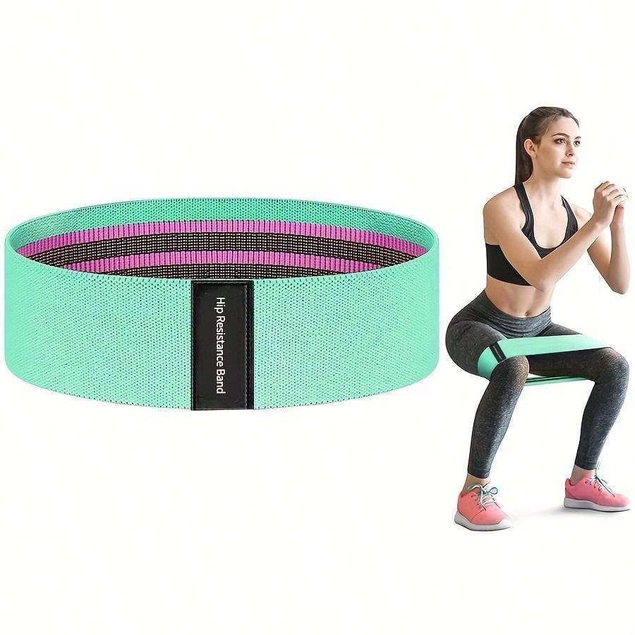 1/3pcs Fitness Elastic Bands With Resistance Level, Exercise Training Tension Fabric Belt For Body Stretching, Yoga Pilates Workout Equipment,Suitable For Gym And Home Workouts