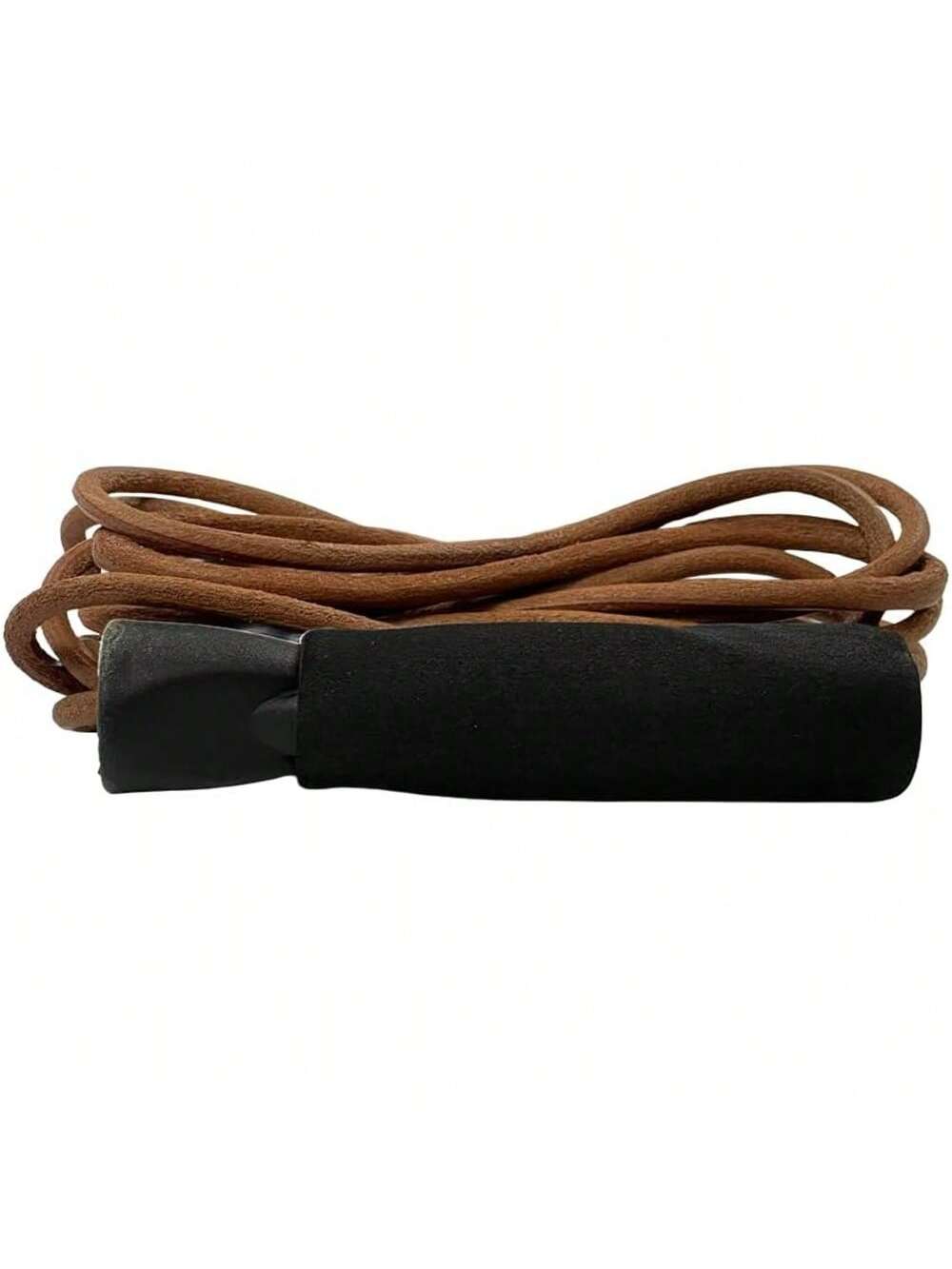 Amber Sporting Goods Leather Jump Rope With Foam Handles 7.5-Feet