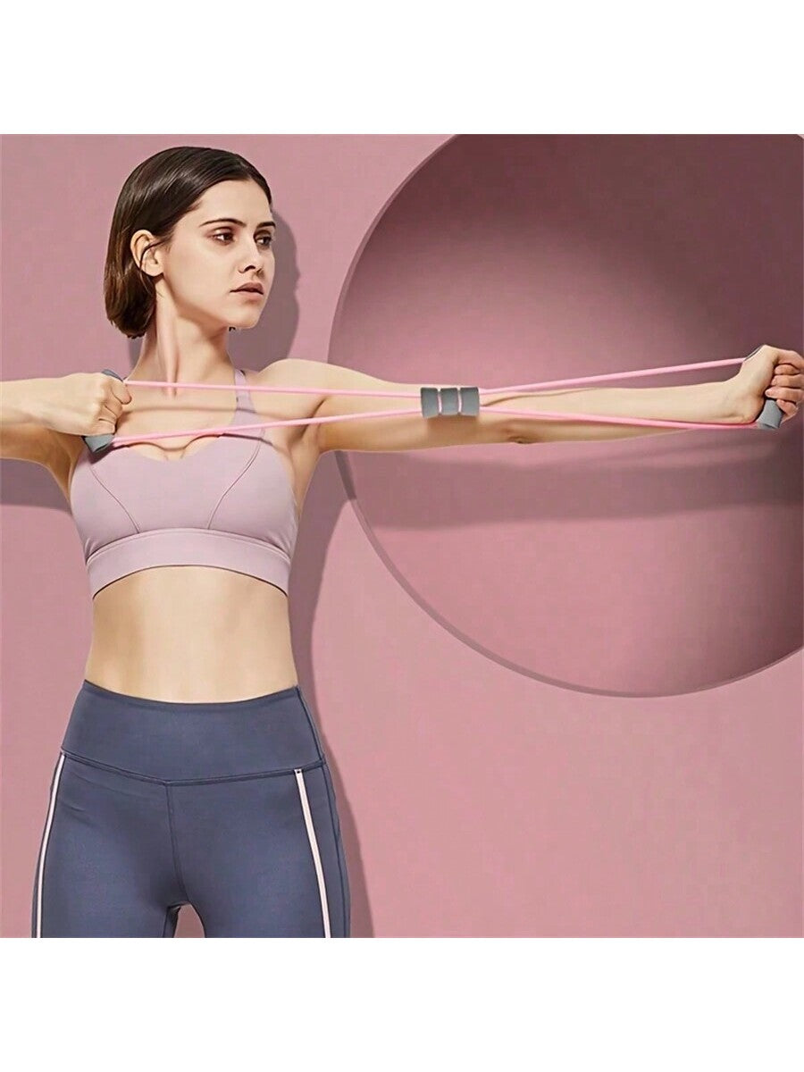 The 8-Shaped Yoga Resistance Band Is Suitable For Full Body Exercise And Shaping, Fitness Exercises, Auxiliary Training Equipment, And Fitness Equipment Accessories