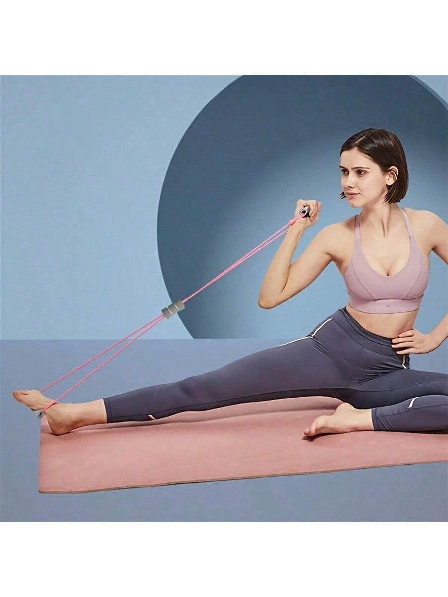 The 8-Shaped Yoga Resistance Band Is Suitable For Full Body Exercise And Shaping, Fitness Exercises, Auxiliary Training Equipment, And Fitness Equipment Accessories