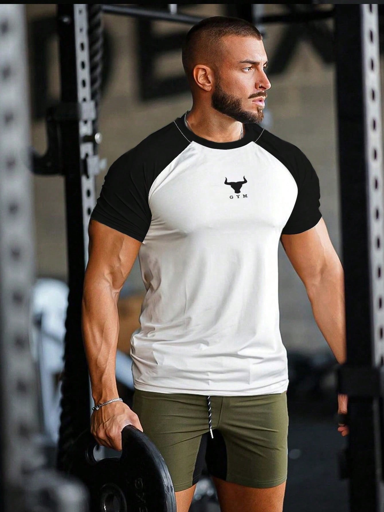 Manfinity Sport PWRUP Boyfriend Style Men Comfortable Short Sleeve Sports Compression T-Shirt Workout Tops Basketball Jersey Boyfriend Style Men I Love My Boyfriend Graphic Boyfriend Style Men T Shirt Boyfriend Style Men Joggers School