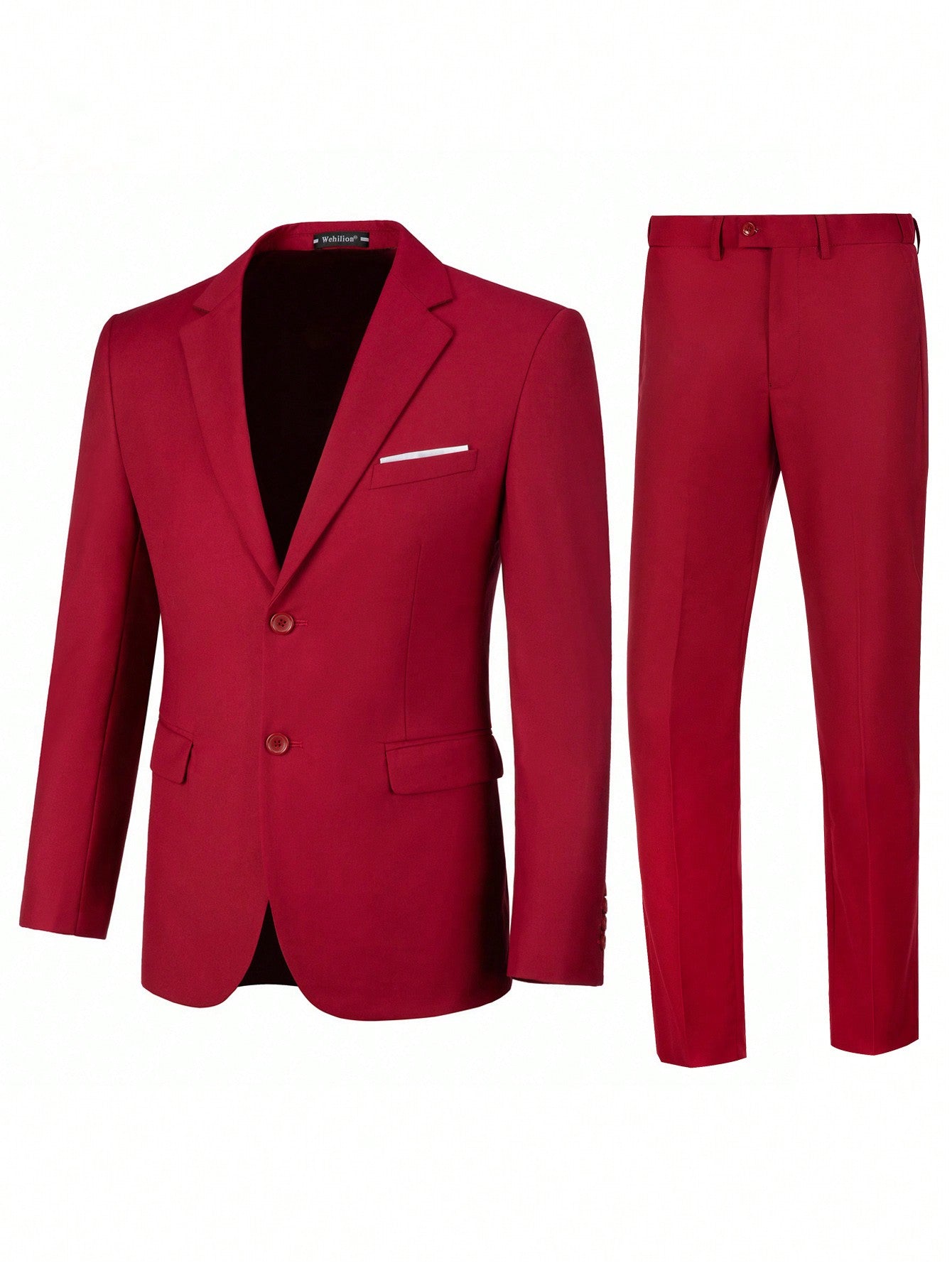 Adult Men's Suit Two-Piece Jacket Pants