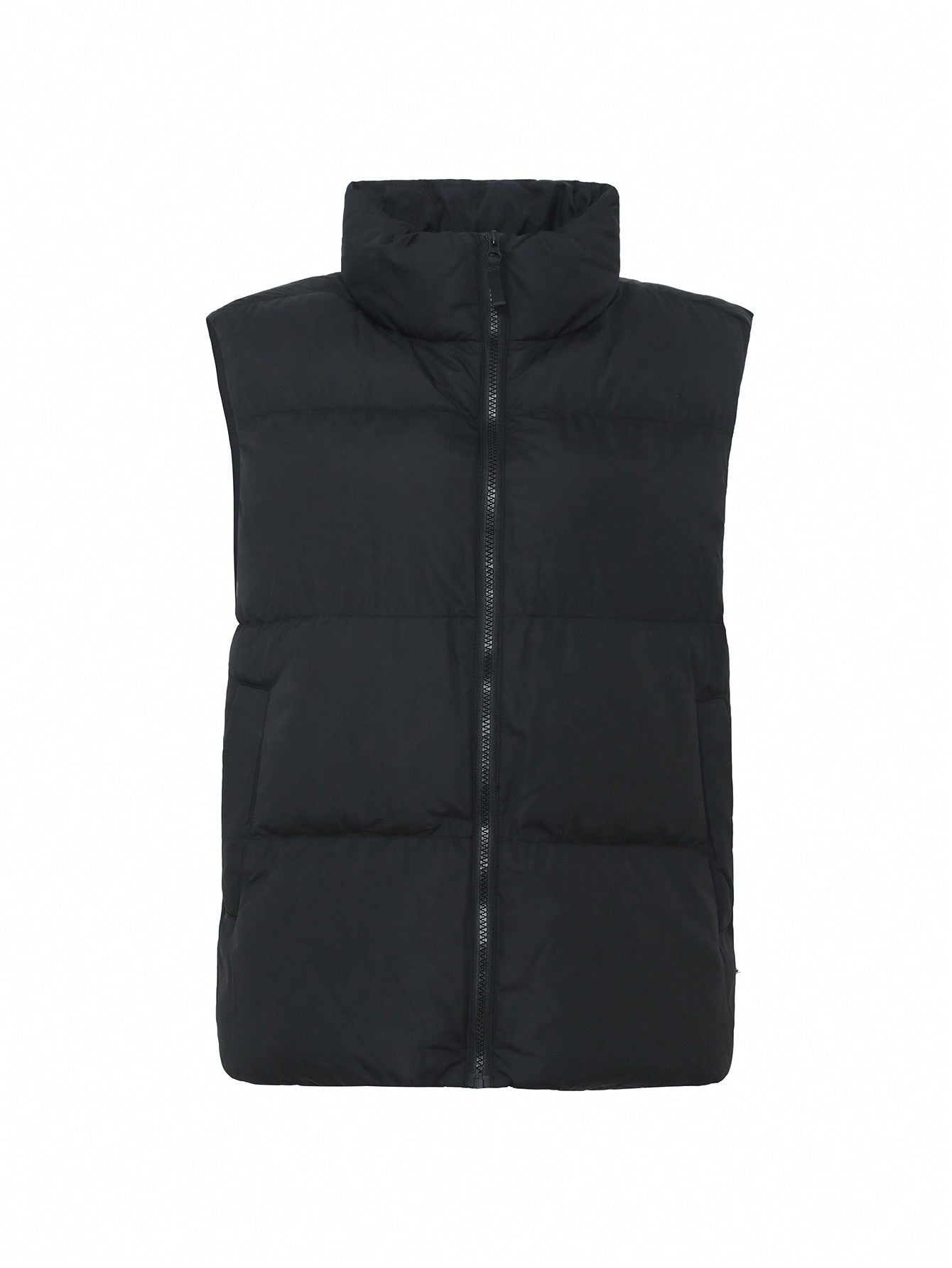 DAZY Zippered Sleeveless Padded Coat ,Winter Women Clothes,Winter Coat Women