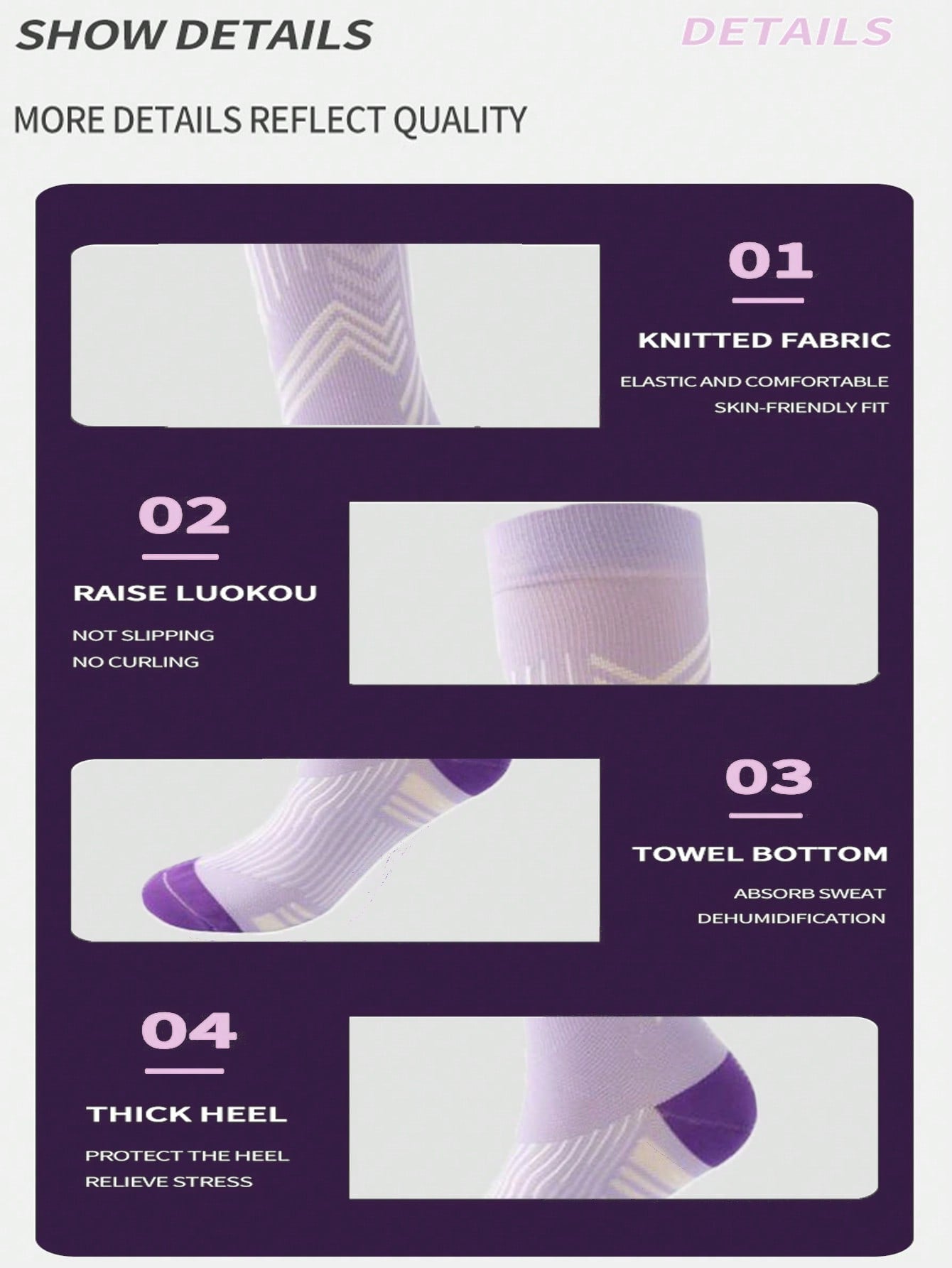 Unisex Professional Compression Socks Suitable For Running, Cycling, Hiking, And Long Standing