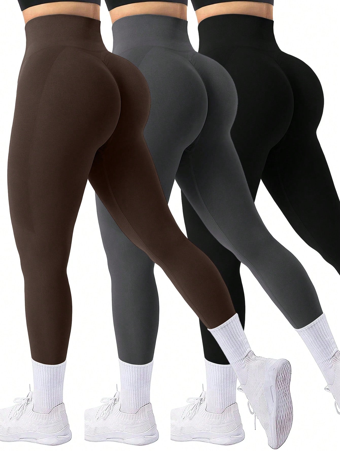 SHEIN Sport Seamluxe Seamless Highly Elastic Sports Leggings