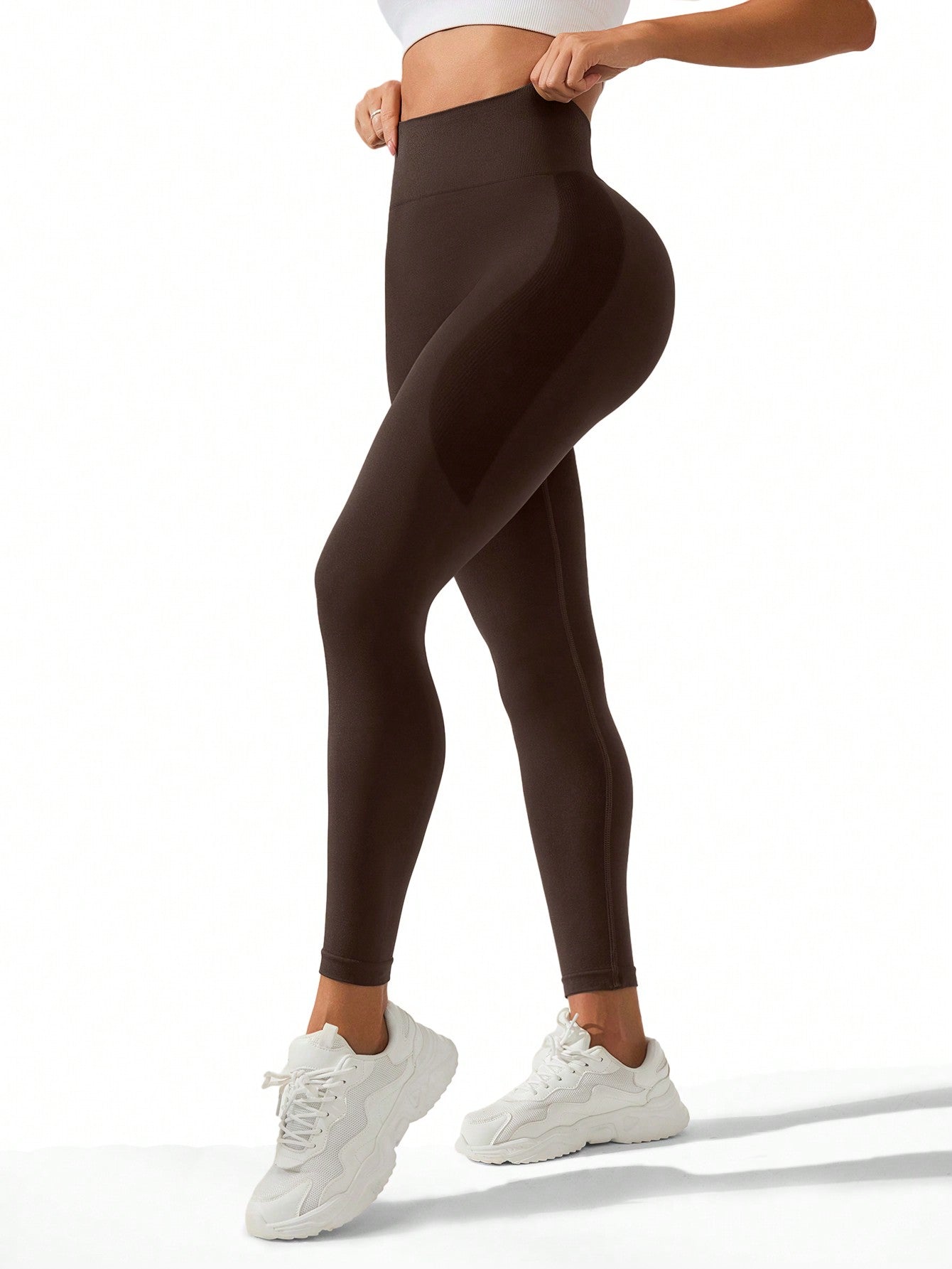 SHEIN Sport Seamluxe Seamless Highly Elastic Sports Leggings