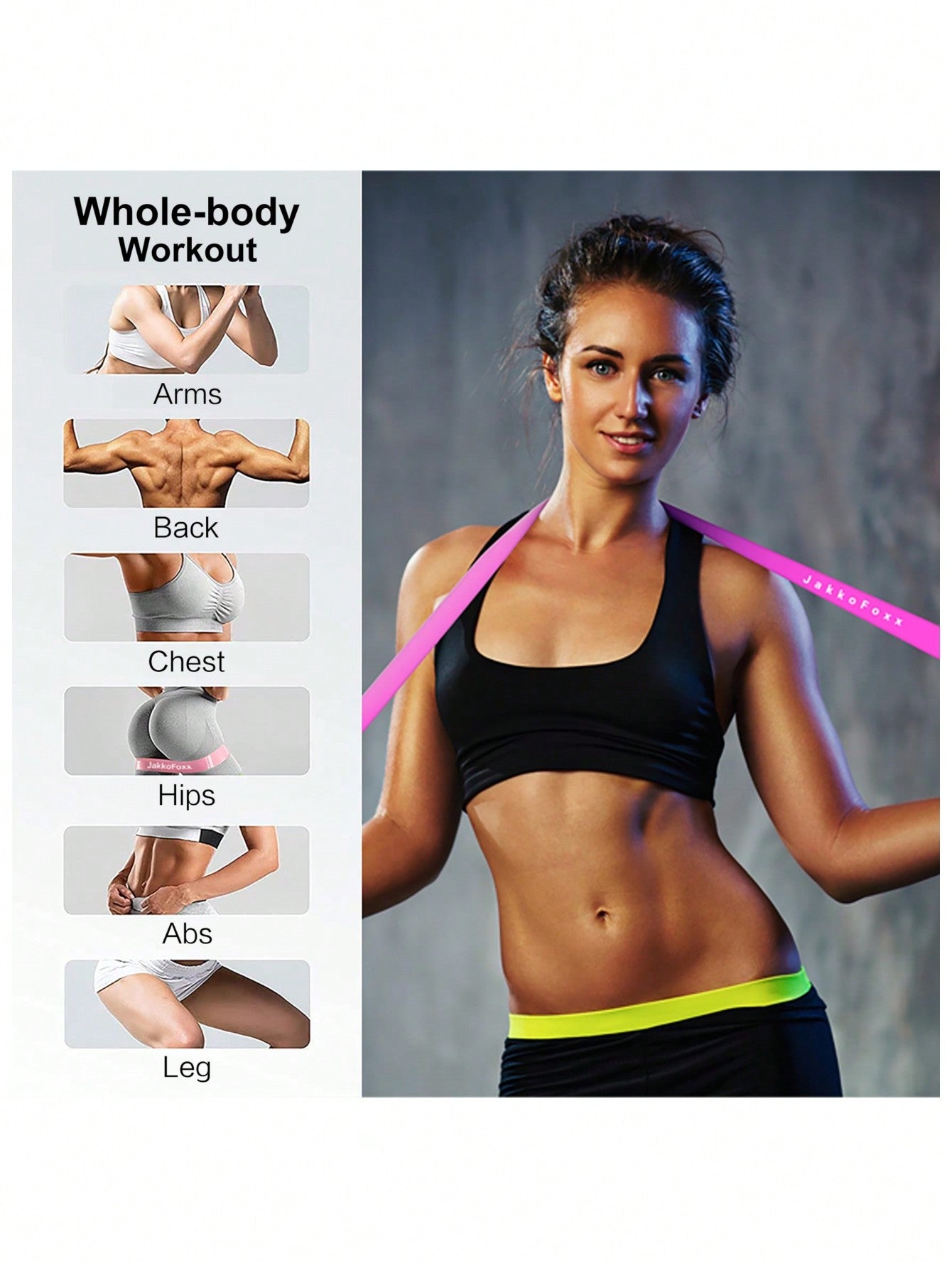 5pcs Yoga Workout Resistance Band