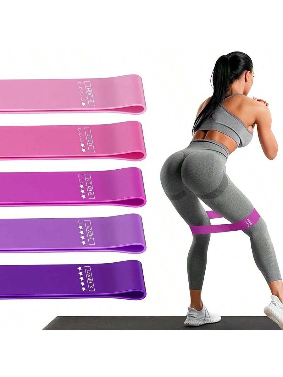 5pcs Yoga Workout Resistance Band