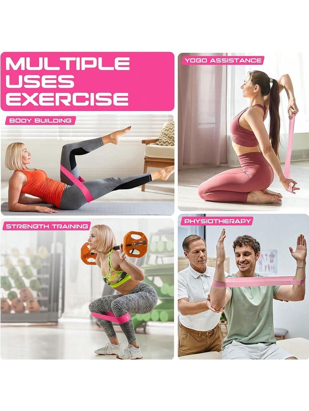 5pcs/Set Resistance Band Great For Flexibility