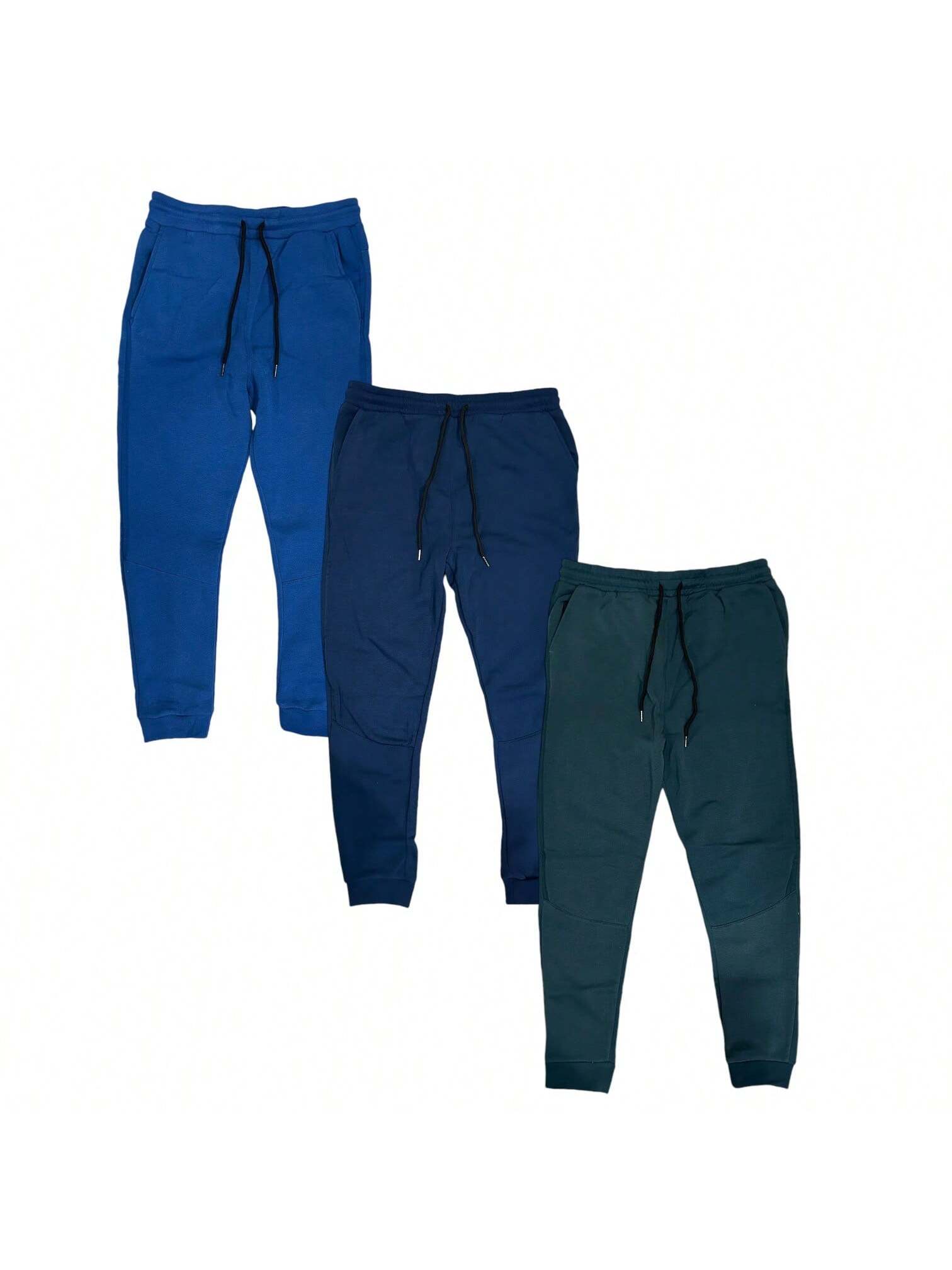 Mens 3 Pack Fleece Super Soft Joggers