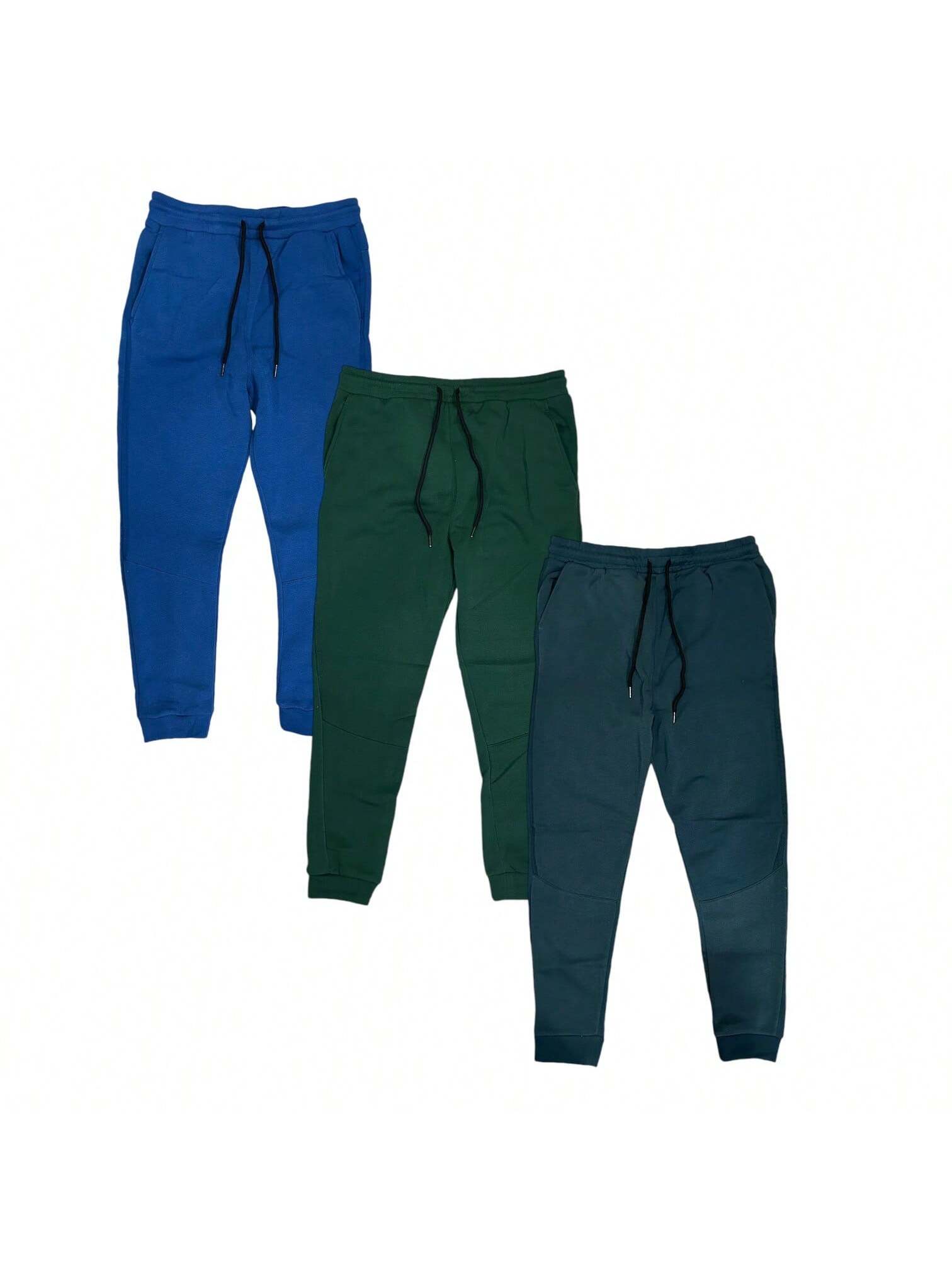 Mens 3 Pack Fleece Super Soft Joggers