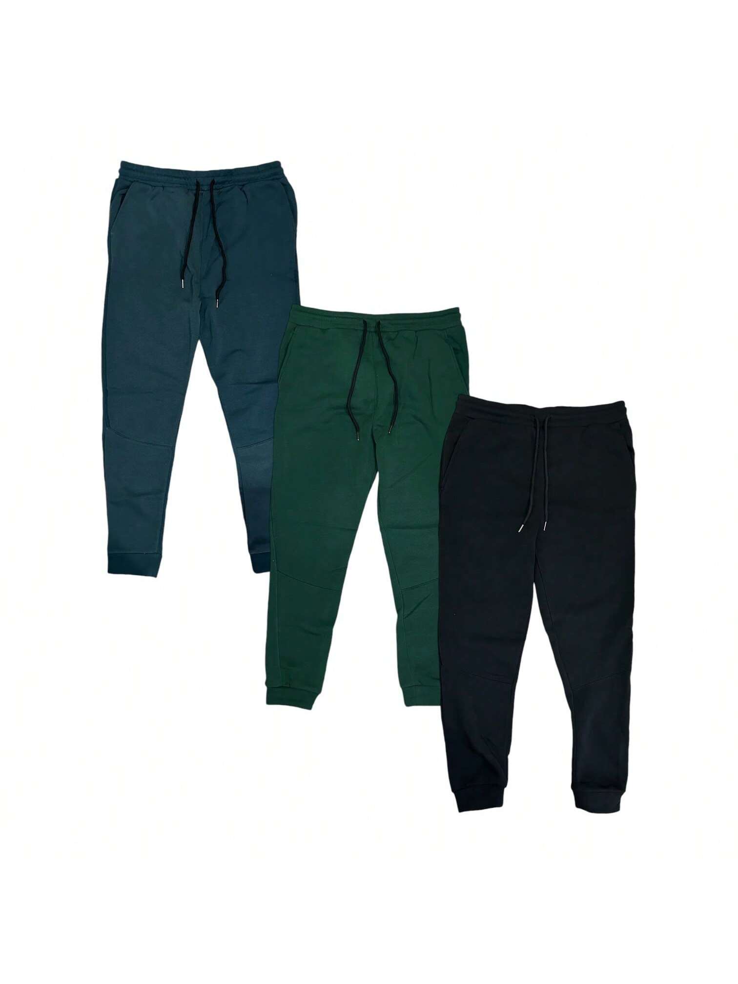 Mens 3 Pack Fleece Super Soft Joggers