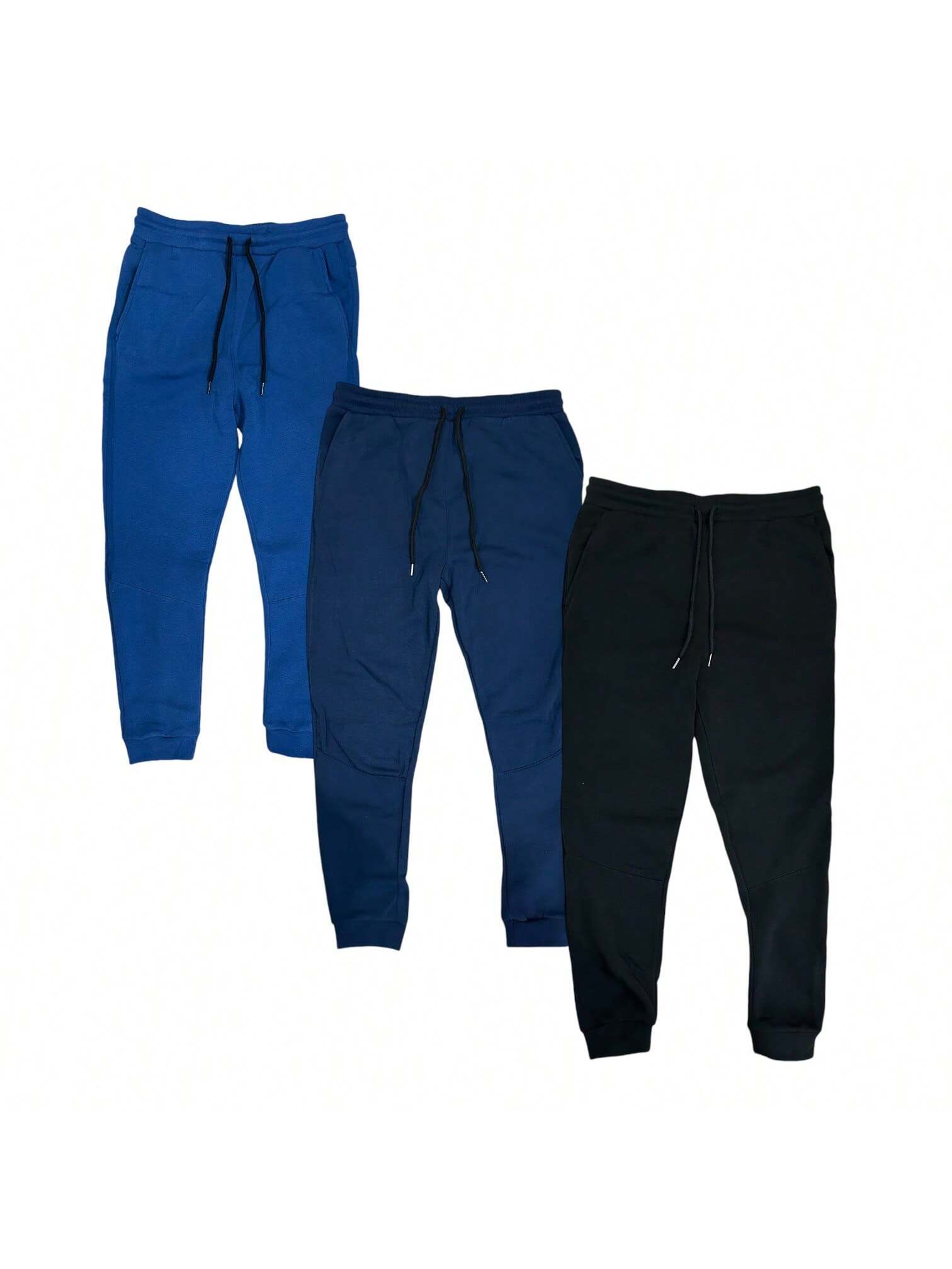 Mens 3 Pack Fleece Super Soft Joggers