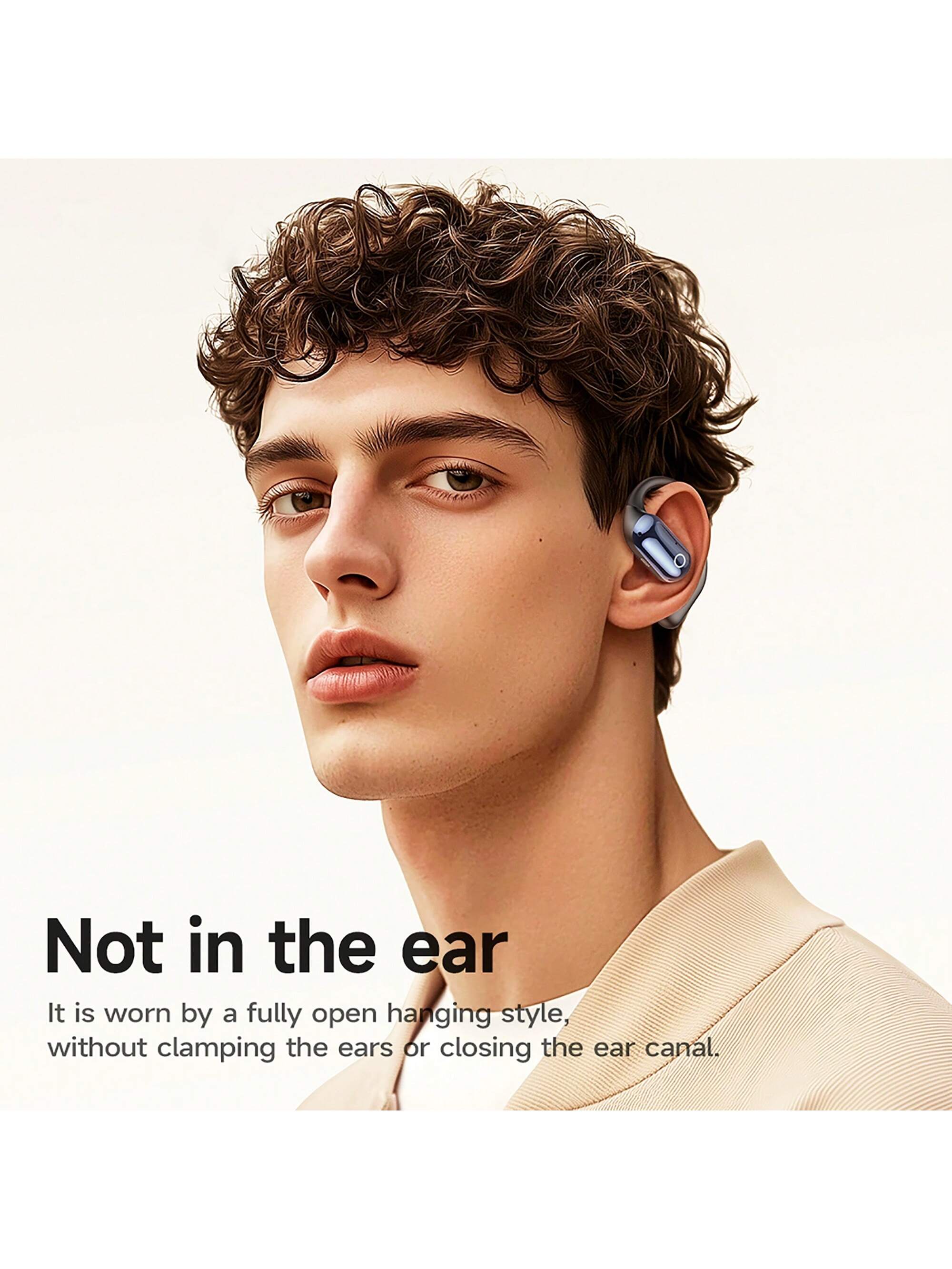 HOCO Open-Ear True Wireless Bluetooth Earphones, Lightweight