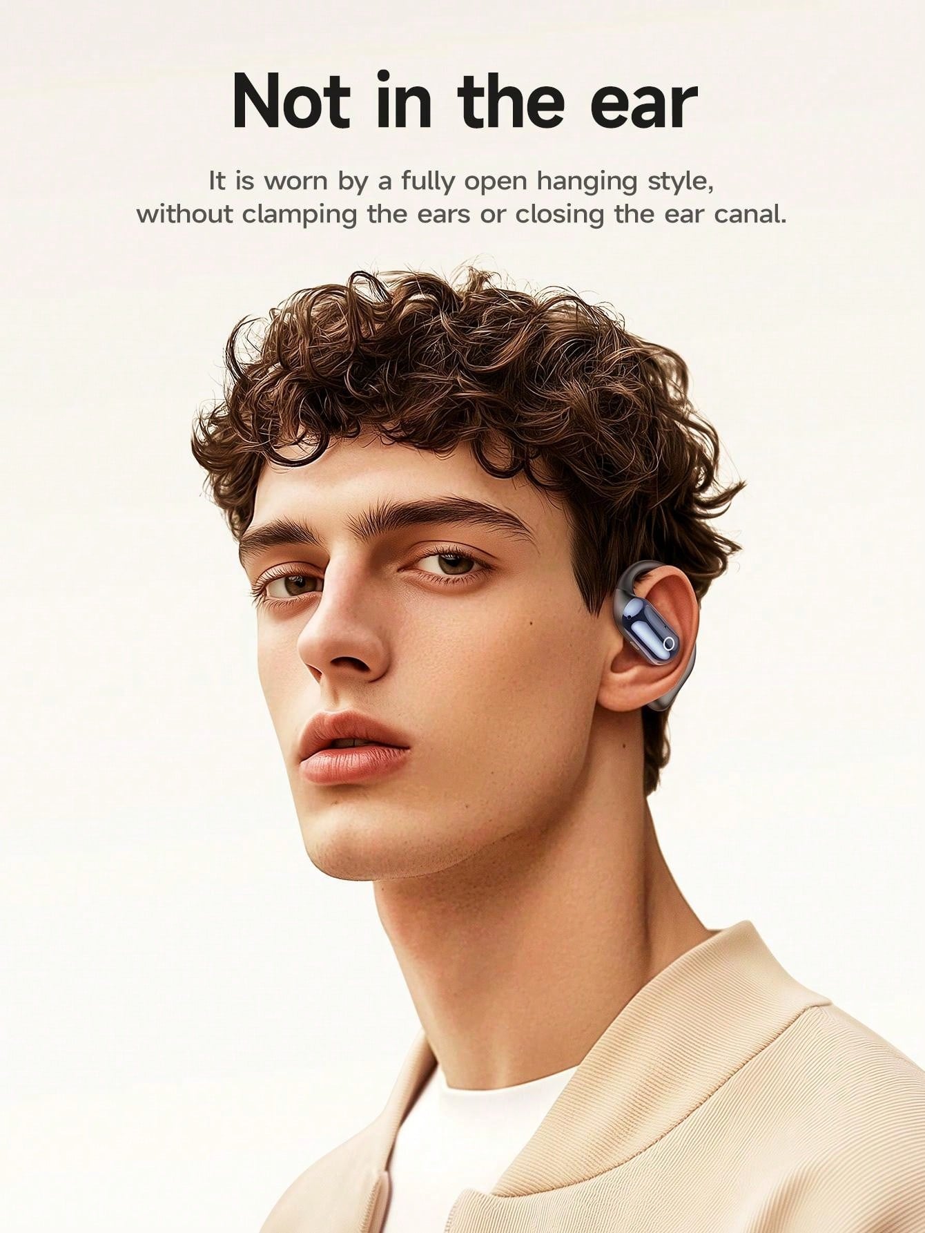 HOCO Open-Ear True Wireless Bluetooth Earphones, Lightweight