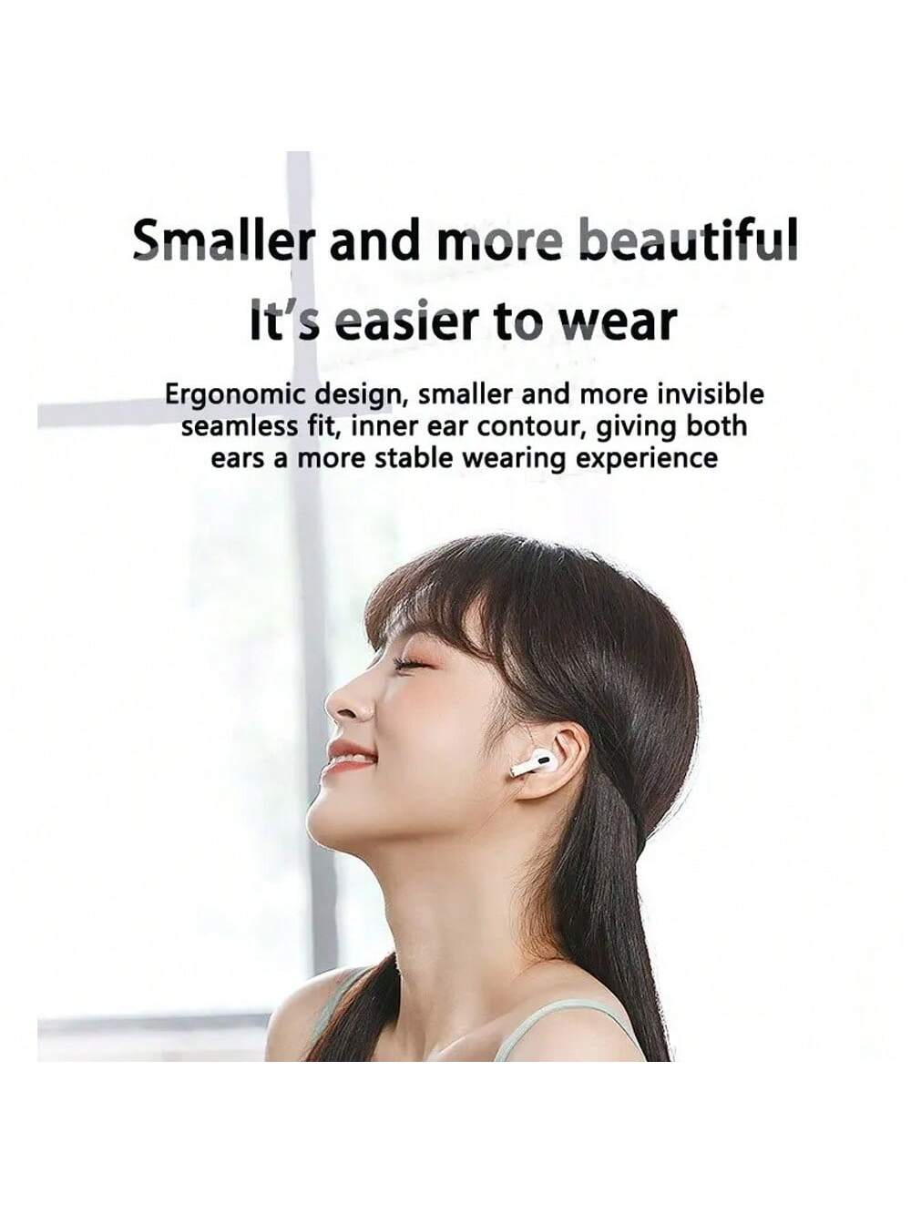 1pc Wireless Bluetooth Earbuds, High-Fidelity, Stereo Hi-Fi Sound Quality Compatible With Iphone//Samsung/ Series