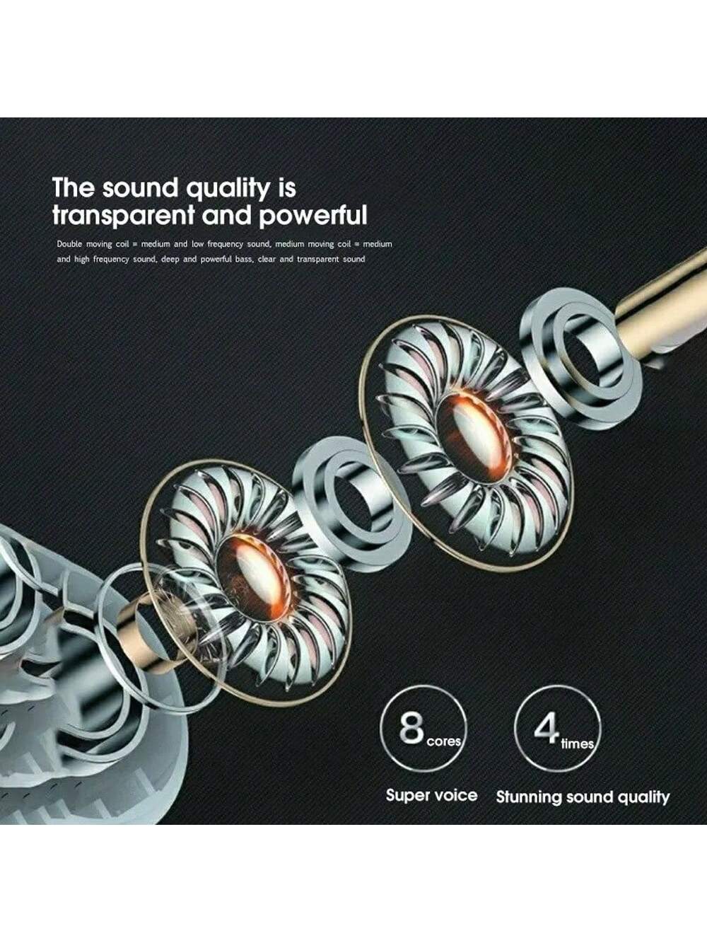 1pc Wireless Bluetooth Earbuds, High-Fidelity, Stereo Hi-Fi Sound Quality Compatible With Iphone//Samsung/ Series