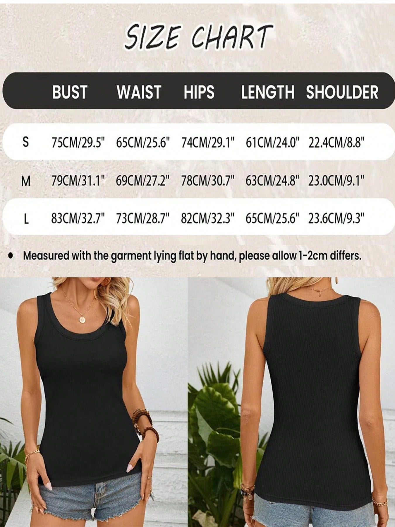 Women's 3 Piece Tank Tops Crew Neck Sleeveless Basic Stretch Casusal Yoga Crop Camis