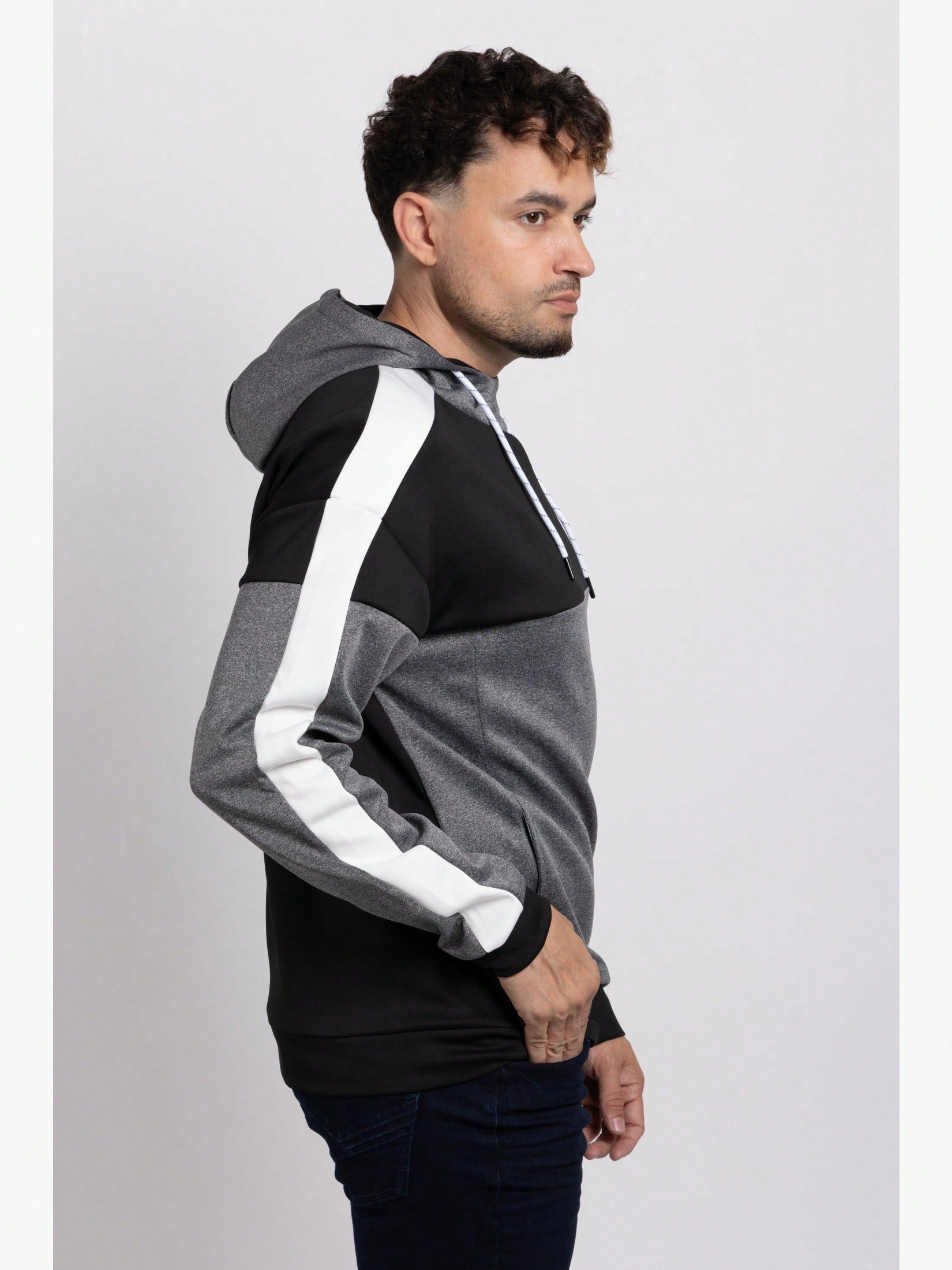 Pullover Colorblock Hoodie