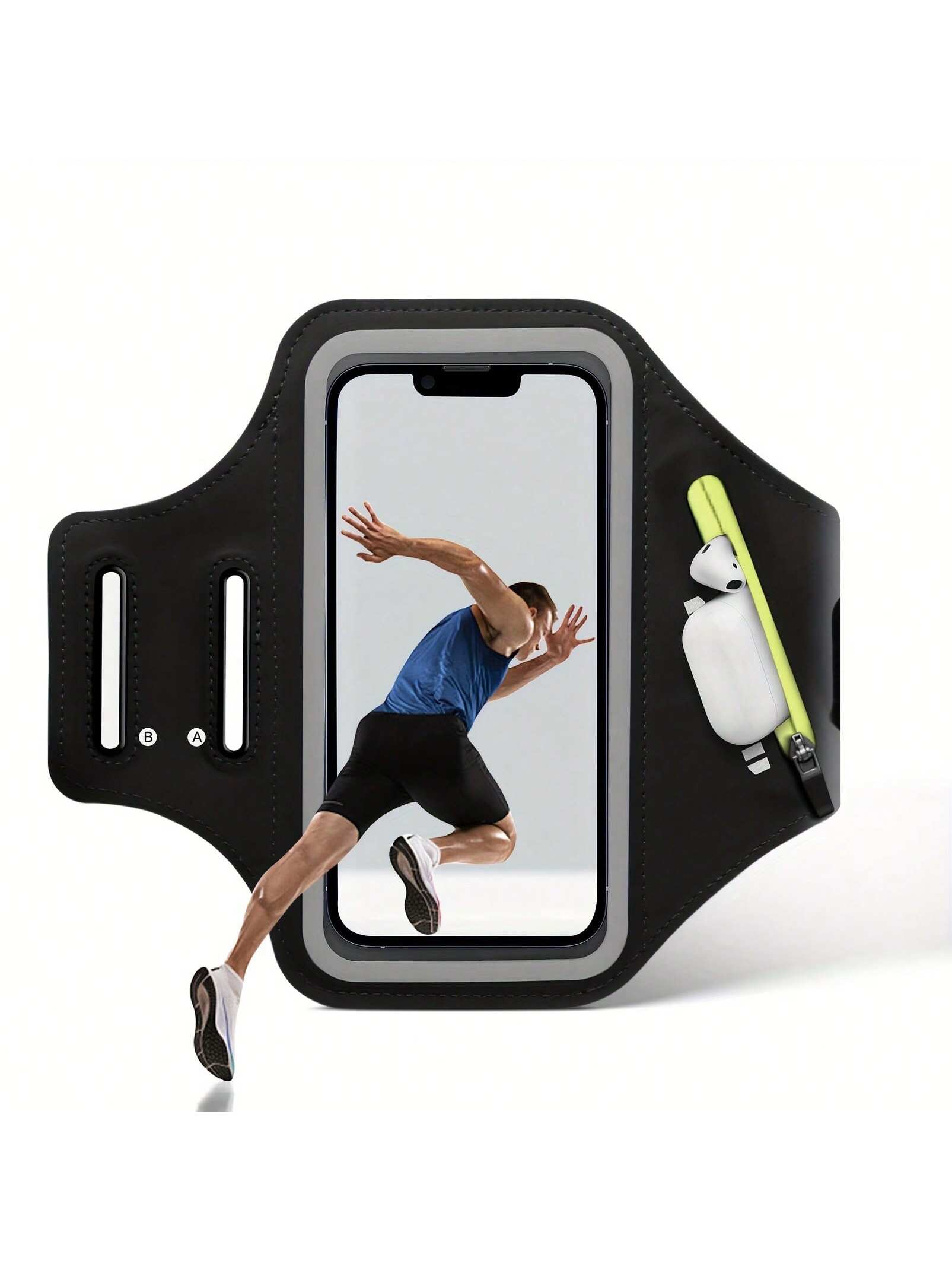 7.0inch Sports Arm Band Running Jogging Gym Arm Band Pouch Bag Cell Phone Holder Case For All IPhone, IPad,Android Phone,And Most Smartphone Gifts For Family,Friends,Kids,Birthday,Christmas, Winter, Girlfriend,Boyfriend