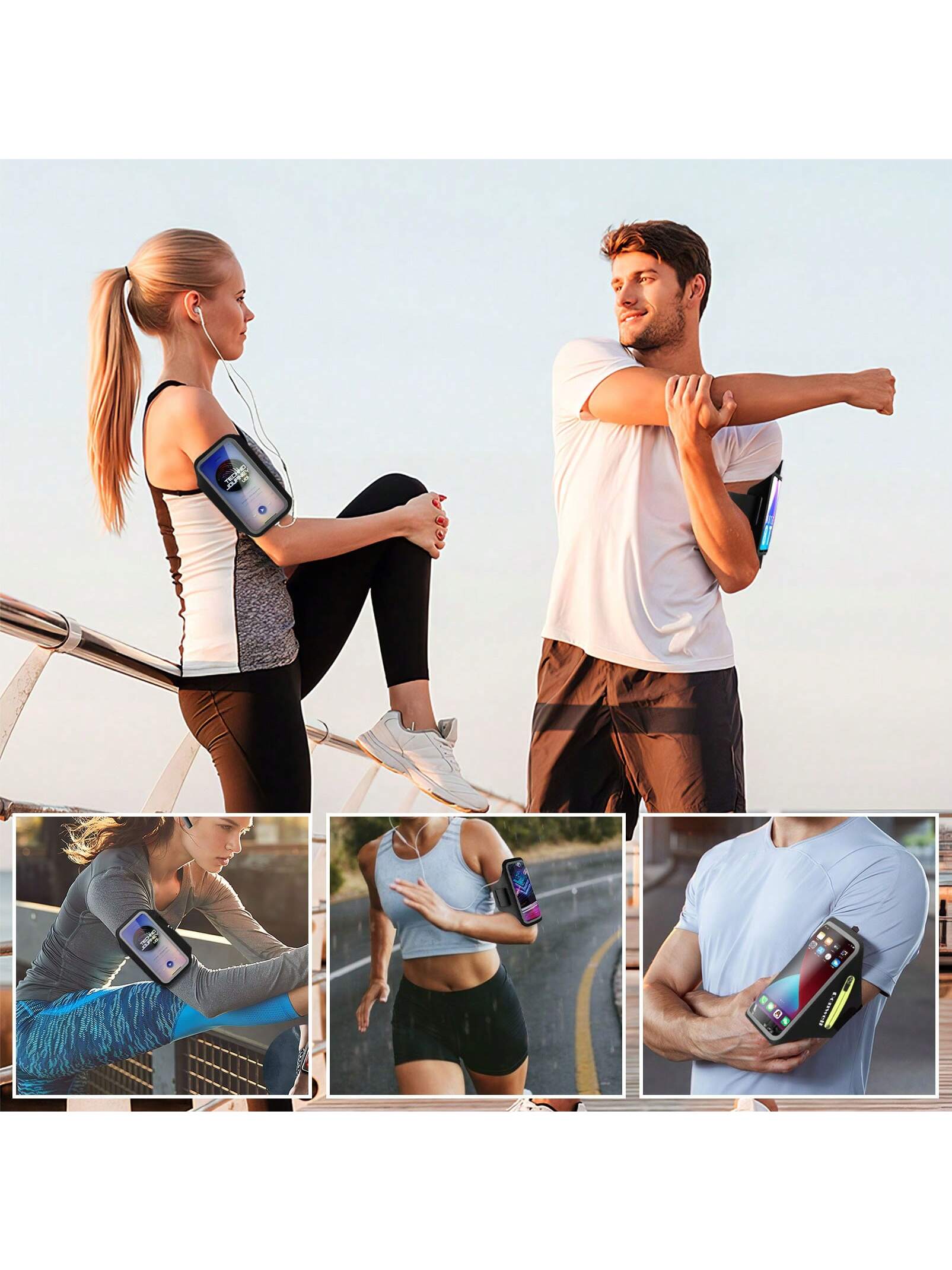 7.0inch Sports Arm Band Running Jogging Gym Arm Band Pouch Bag Cell Phone Holder Case For All IPhone, IPad,Android Phone,And Most Smartphone Gifts For Family,Friends,Kids,Birthday,Christmas, Winter, Girlfriend,Boyfriend