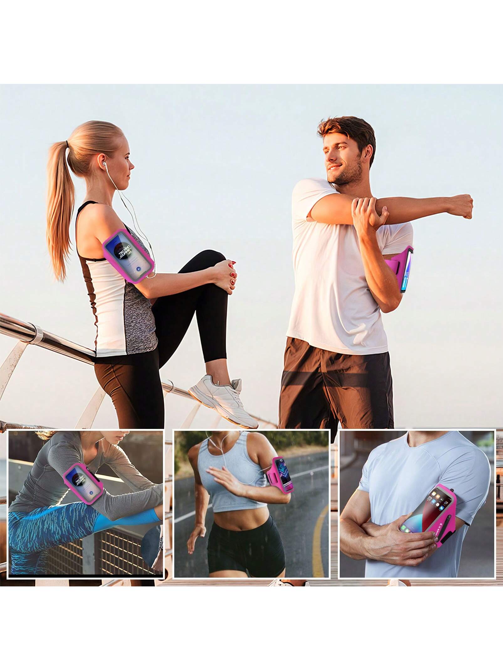 7.0inch Sports Arm Band Running Jogging Gym Arm Band Pouch Bag Cell Phone Holder Case For All IPhone, IPad,Android Phone,And Most Smartphone Gifts For Family,Friends,Kids,Birthday,Christmas, Winter, Girlfriend,Boyfriend