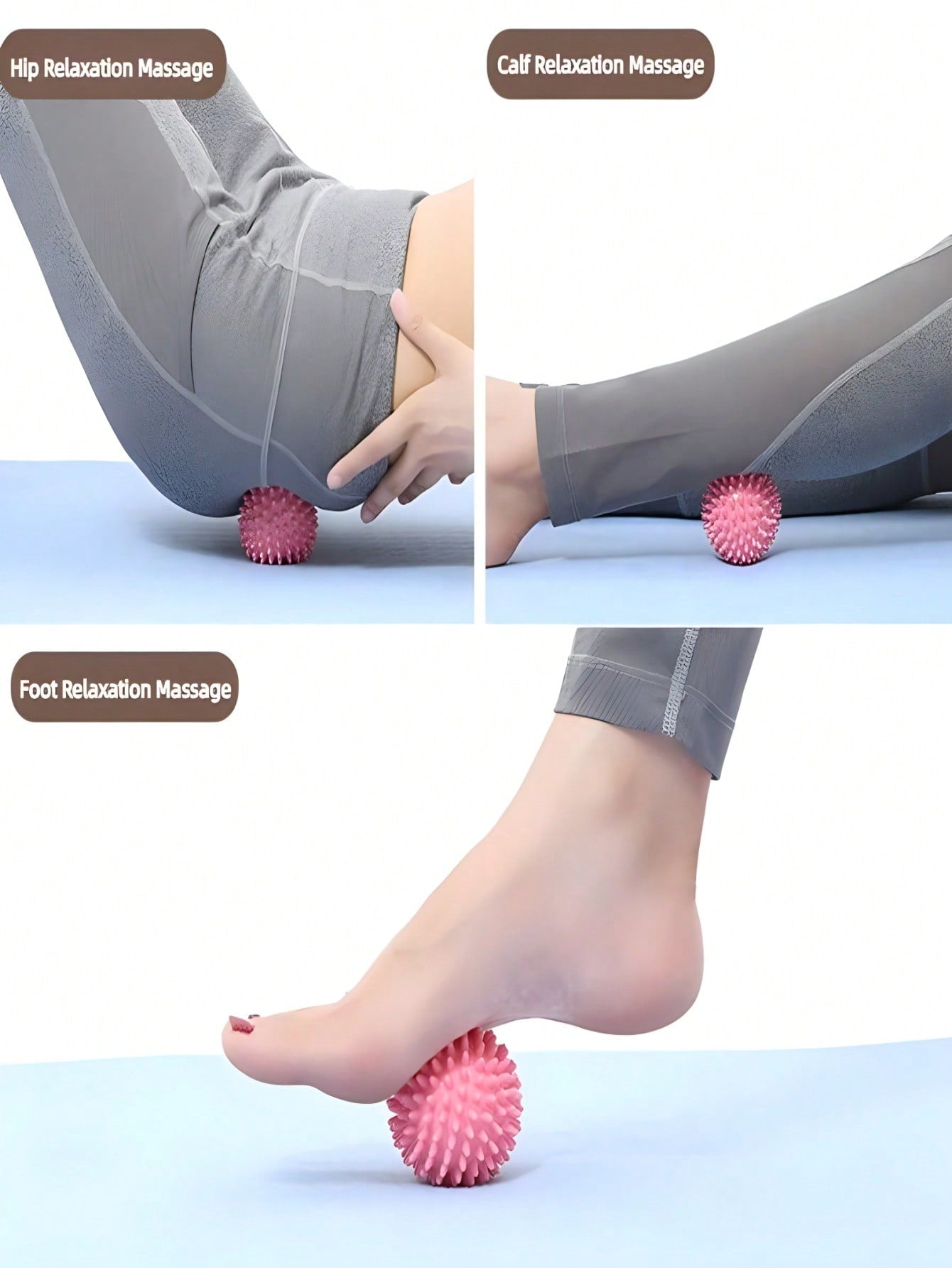 1PC Sport Massage Ball Myofascial Release Massager Spiky Roller For Deep Tissue Trigger Point Muscle Recovery Pain Relief Durable