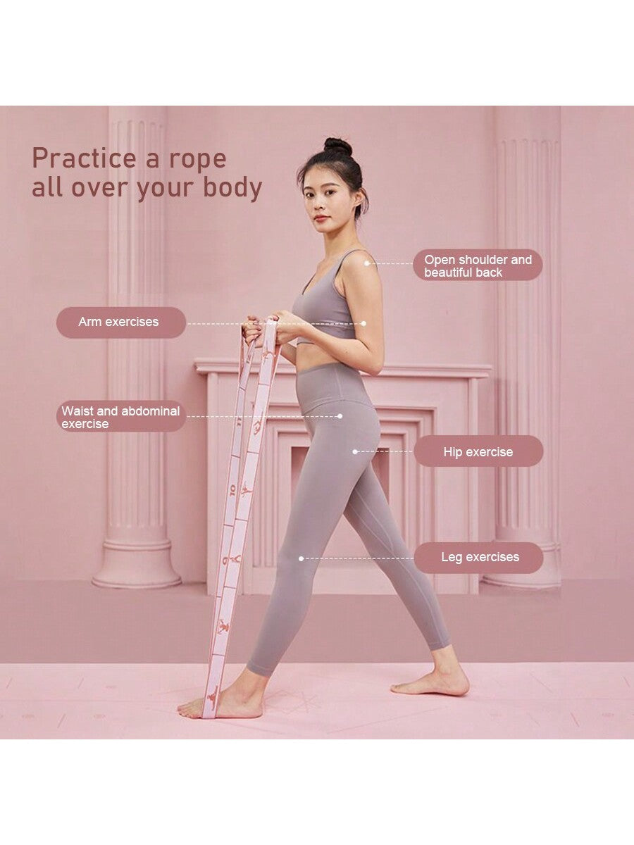 Yoga Fitness Stretching Band Segmented Digital Stretch Band Dance Training Resistance Band Shoulder Opening Stretching Band