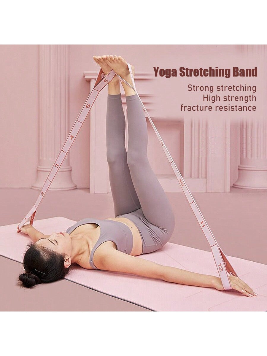 Yoga Fitness Stretching Band Segmented Digital Stretch Band Dance Training Resistance Band Shoulder Opening Stretching Band