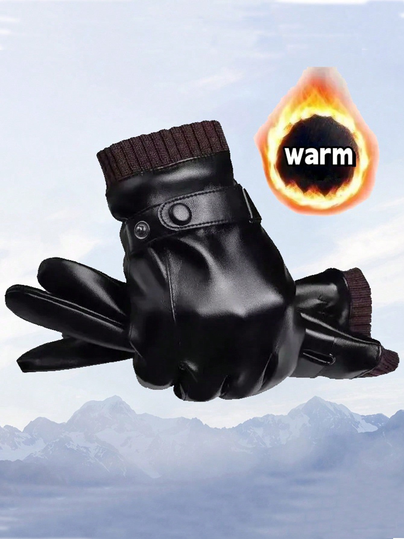 Women's Winter Plush Thick Gloves, Outdoor Windproof Warm Gloves For Cycling, Driving