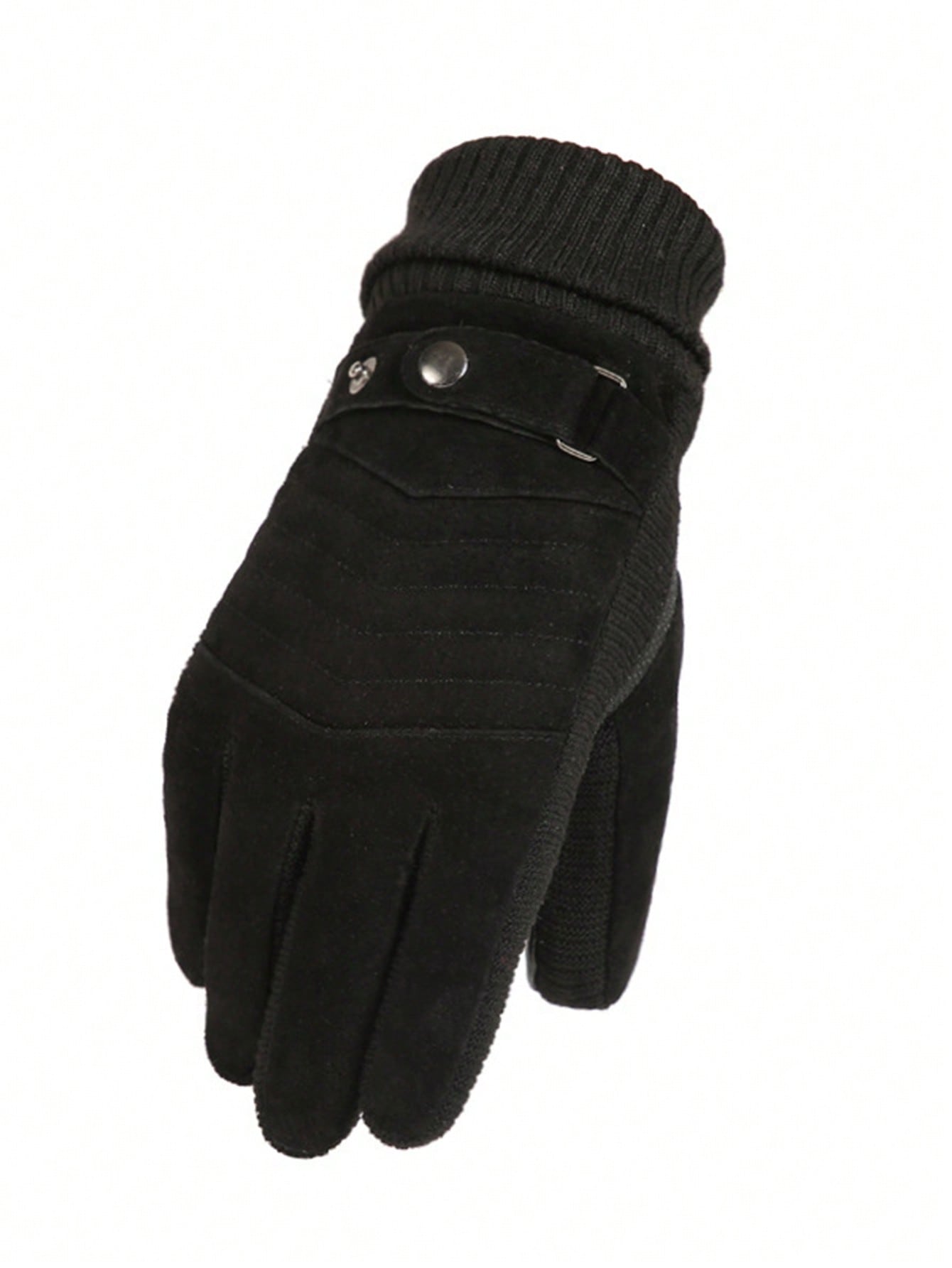 1 Pair Warm Touch Screen Gloves, Thermal Lined Windproof Gloves For Autumn/Winter, Suitable For Cycling, Driving