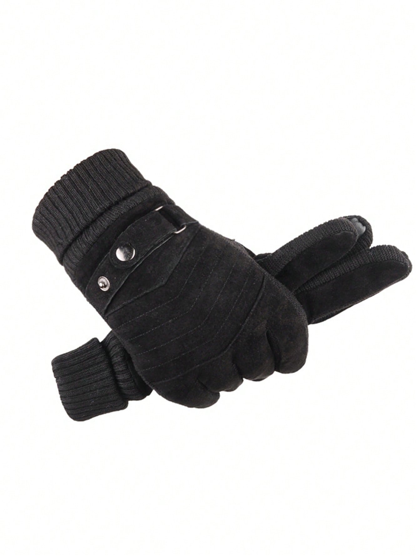 1 Pair Warm Touch Screen Gloves, Thermal Lined Windproof Gloves For Autumn/Winter, Suitable For Cycling, Driving