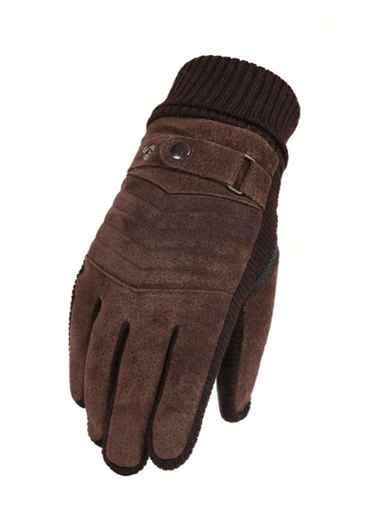 1 Pair Warm Touch Screen Gloves, Thermal Lined Windproof Gloves For Autumn/Winter, Suitable For Cycling, Driving