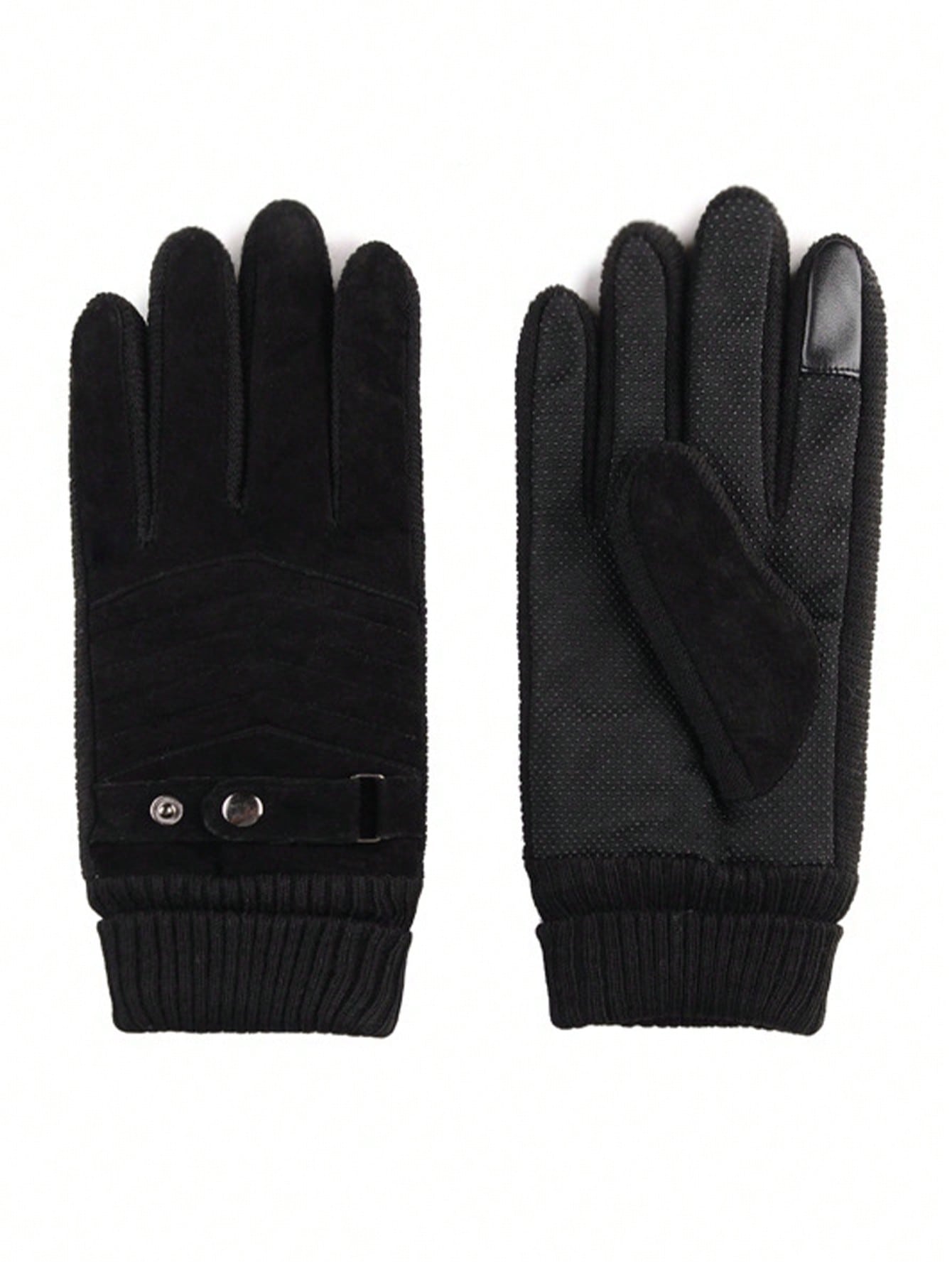 1 Pair Warm Touch Screen Gloves, Thermal Lined Windproof Gloves For Autumn/Winter, Suitable For Cycling, Driving