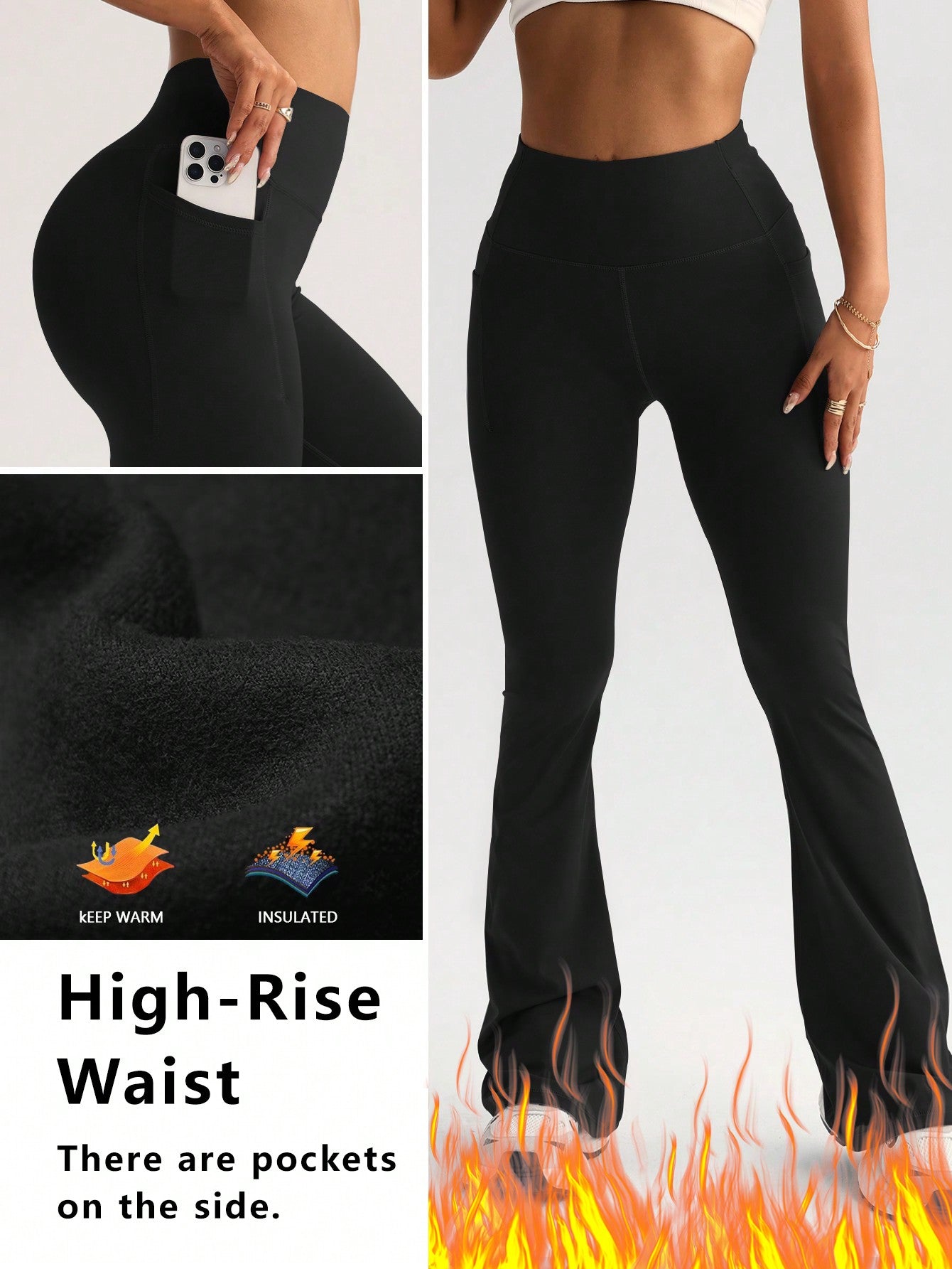 Loose Comfortable Fashionable Lifting Design Sexy Wide Leg Yoga Pants With Hidden Pockets For Workout