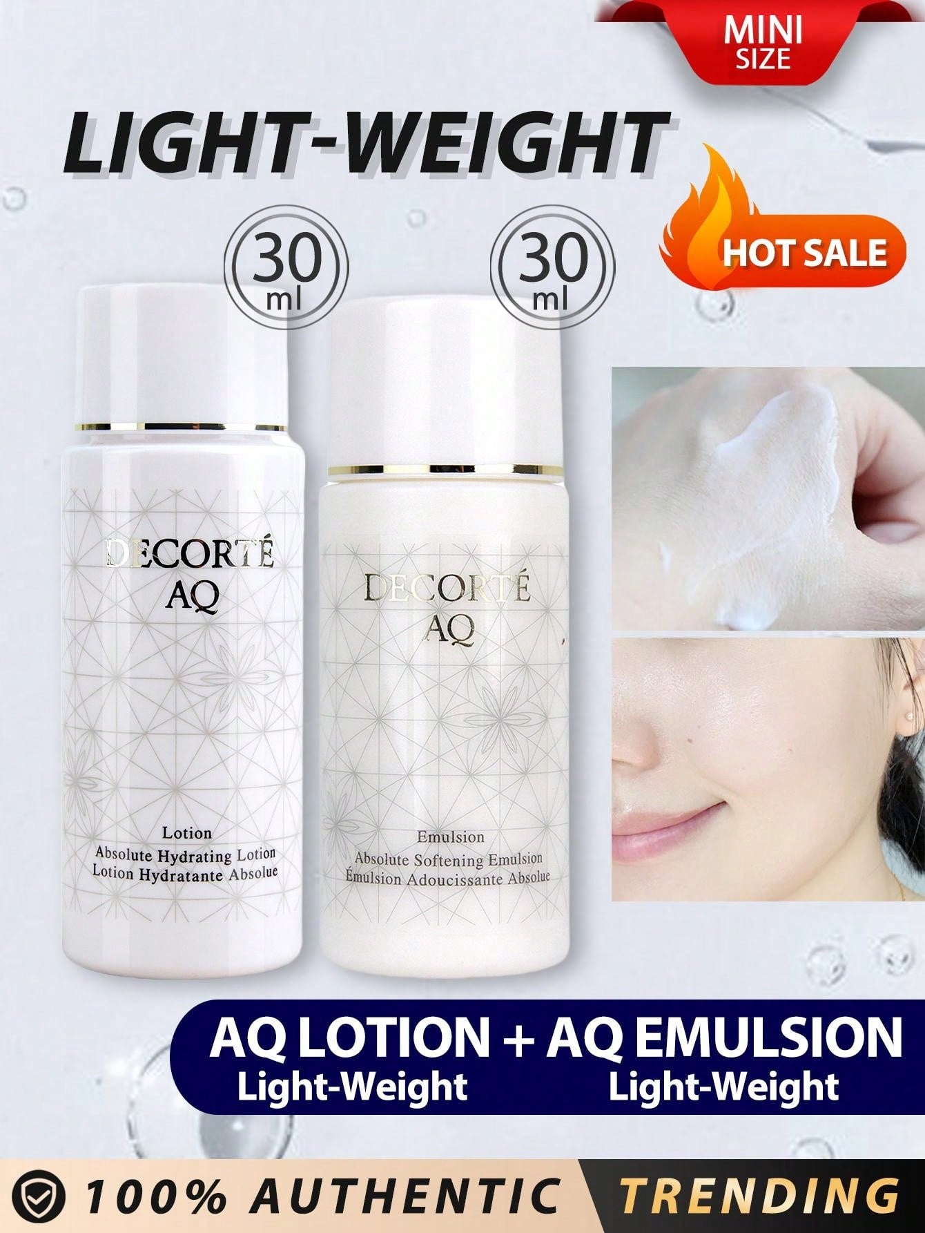 DECORTÉ [Mini]AQ LOTION   [Mini]AQ EMULSION[30ml 30ml]