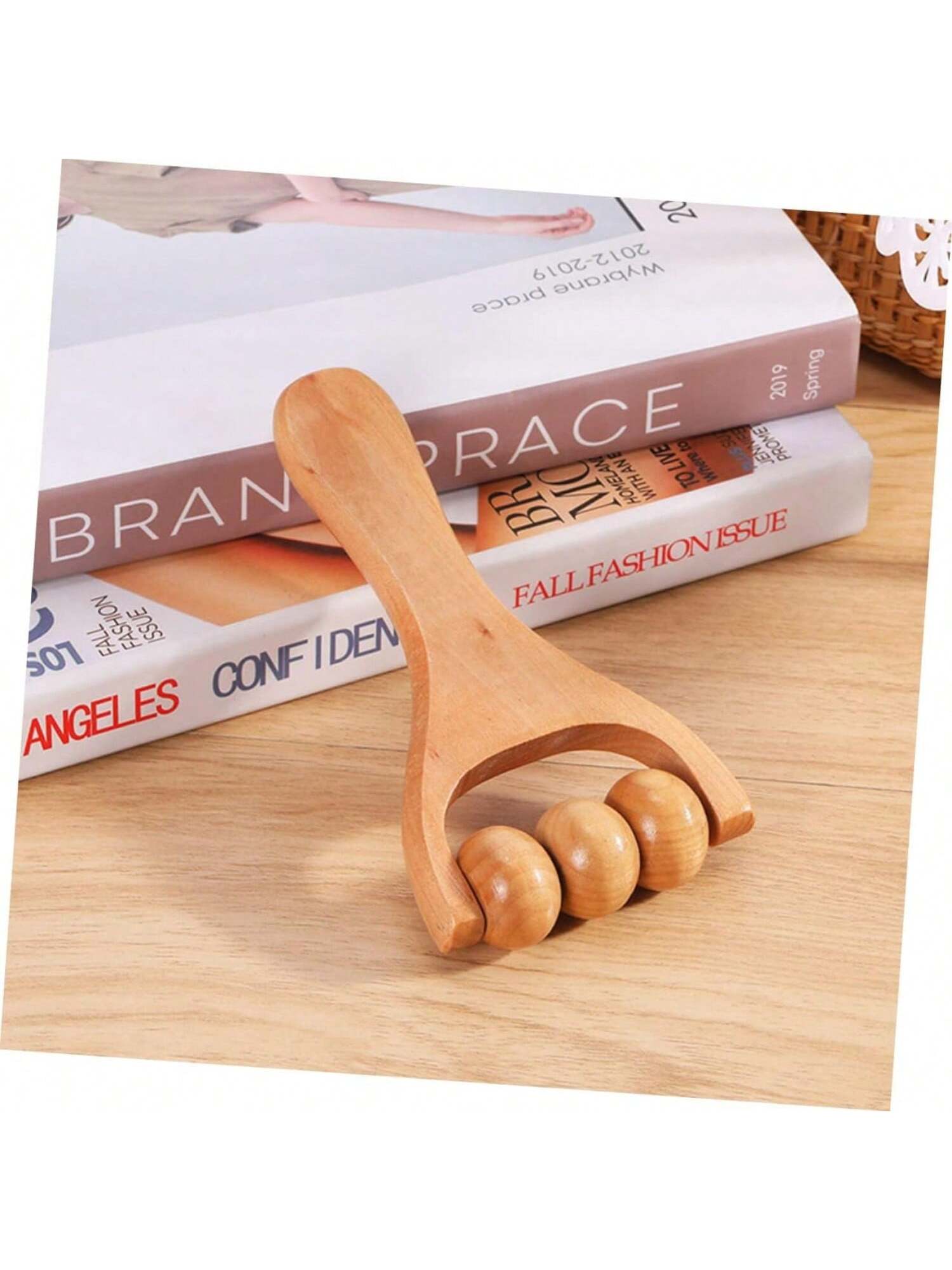 2Pcs Massage Hand Roller Ergonomic Foot Massager Massage Supply Neck Massagers Handheld Massagers Point Massager Tool Muscle Massager Roller Back Wooden Whole Body Massage Ball