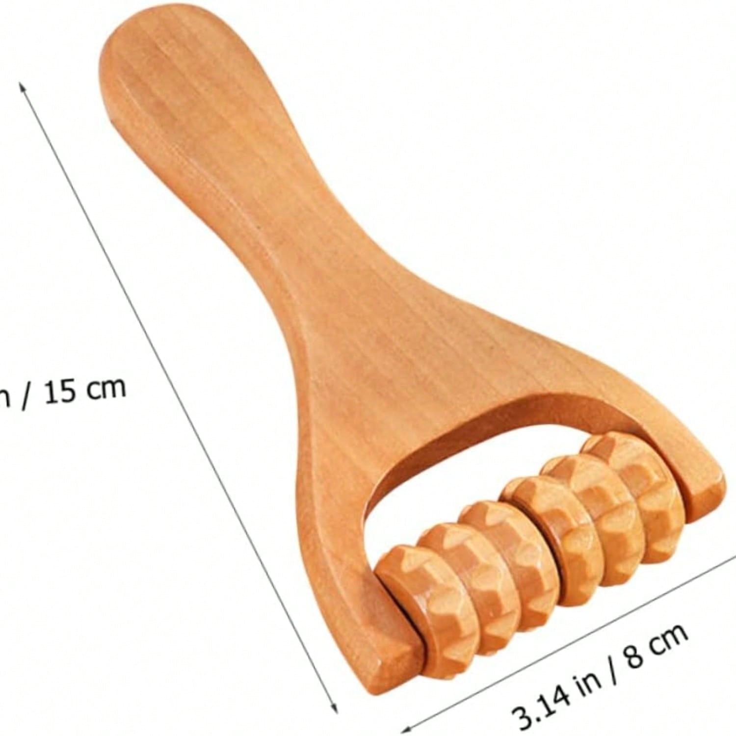 2Pcs Massage Hand Roller Ergonomic Foot Massager Massage Supply Neck Massagers Handheld Massagers Point Massager Tool Muscle Massager Roller Back Wooden Whole Body Massage Ball