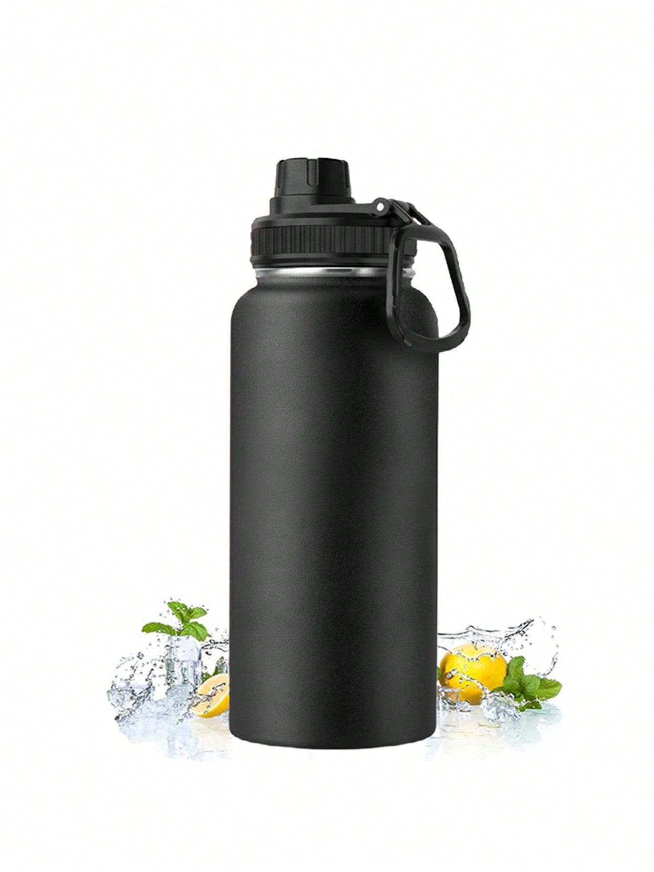 1pc 32oz Stainless Steel Insulated Water Bottle, Perfect For Sports And Outdoor Activities, Christmas And Halloween Holiday Gifts