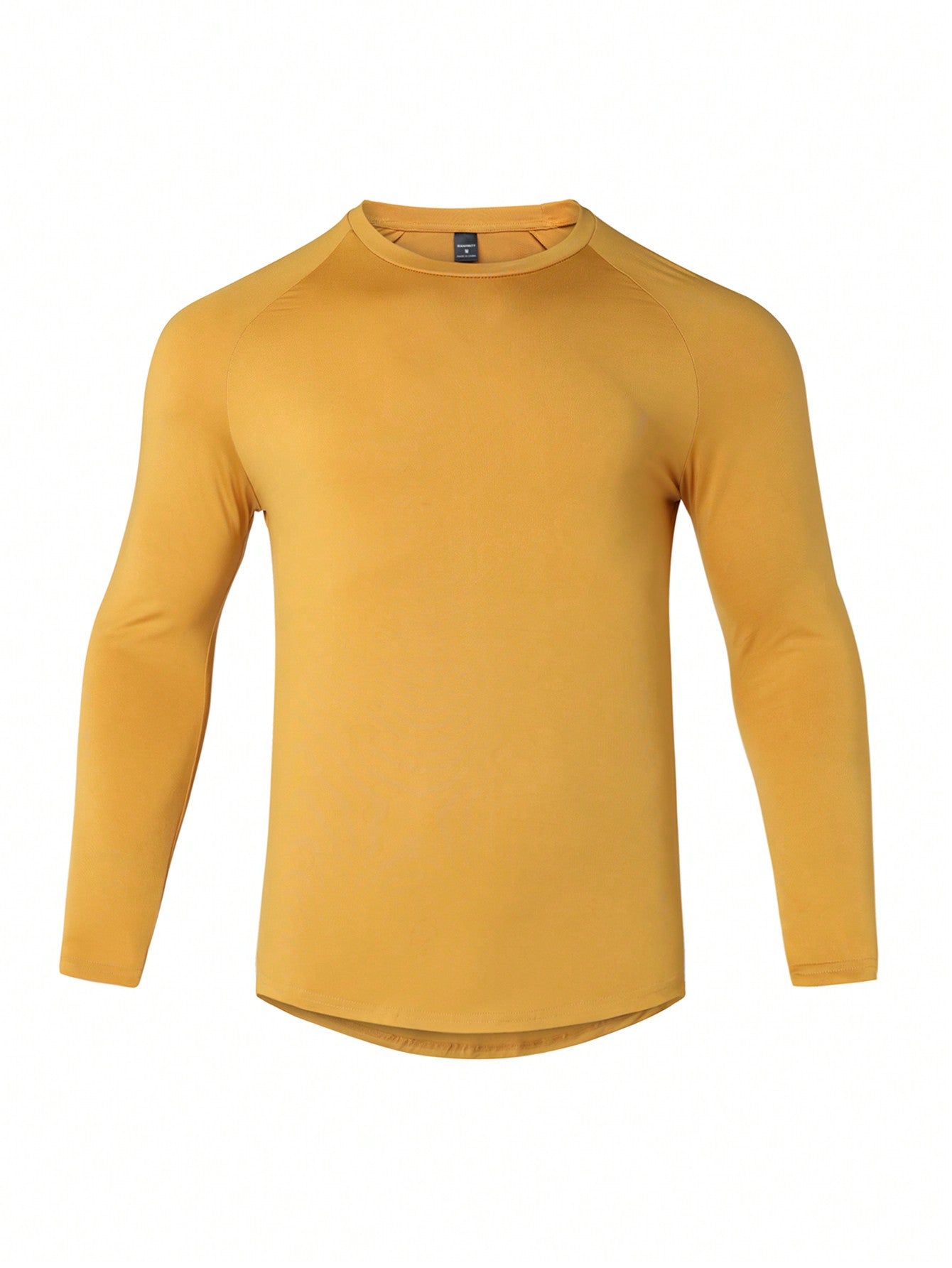 Manfinity Sport Corelite Boyfriend Style Men's Casual Round Neck Long Sleeve Daily Wear T-Shirt